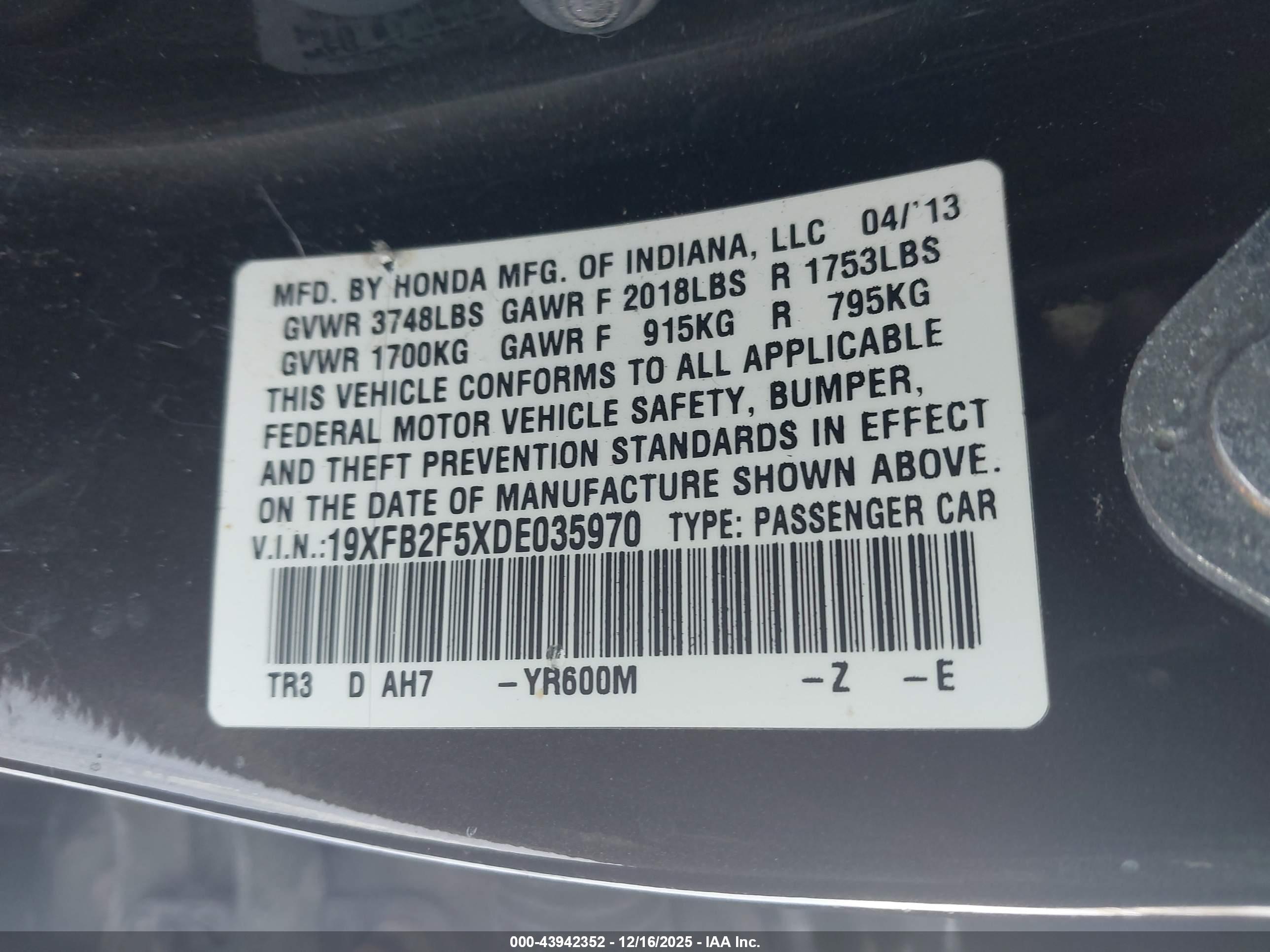 HONDA CIVIC image 9