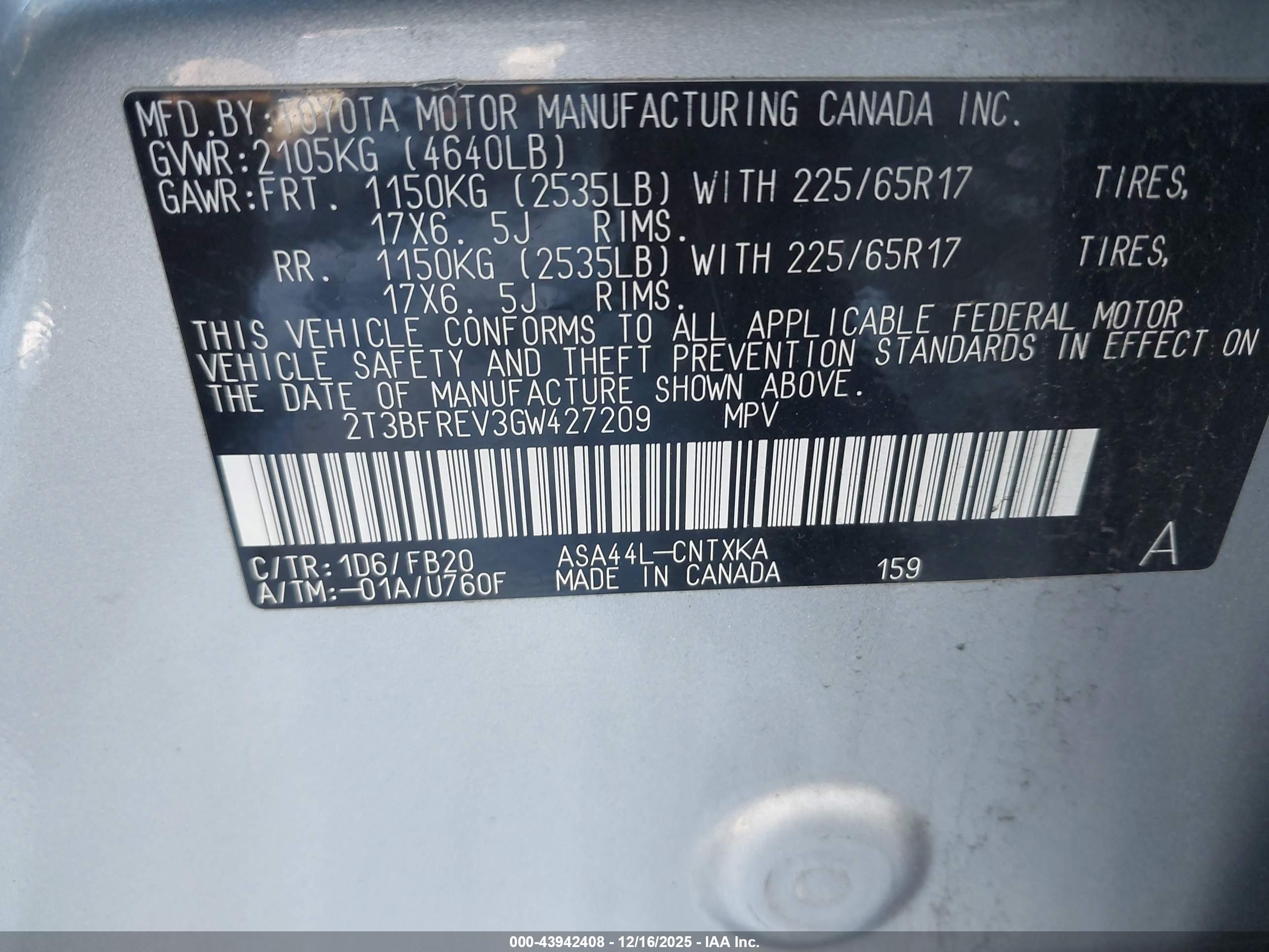 TOYOTA RAV4 image 9