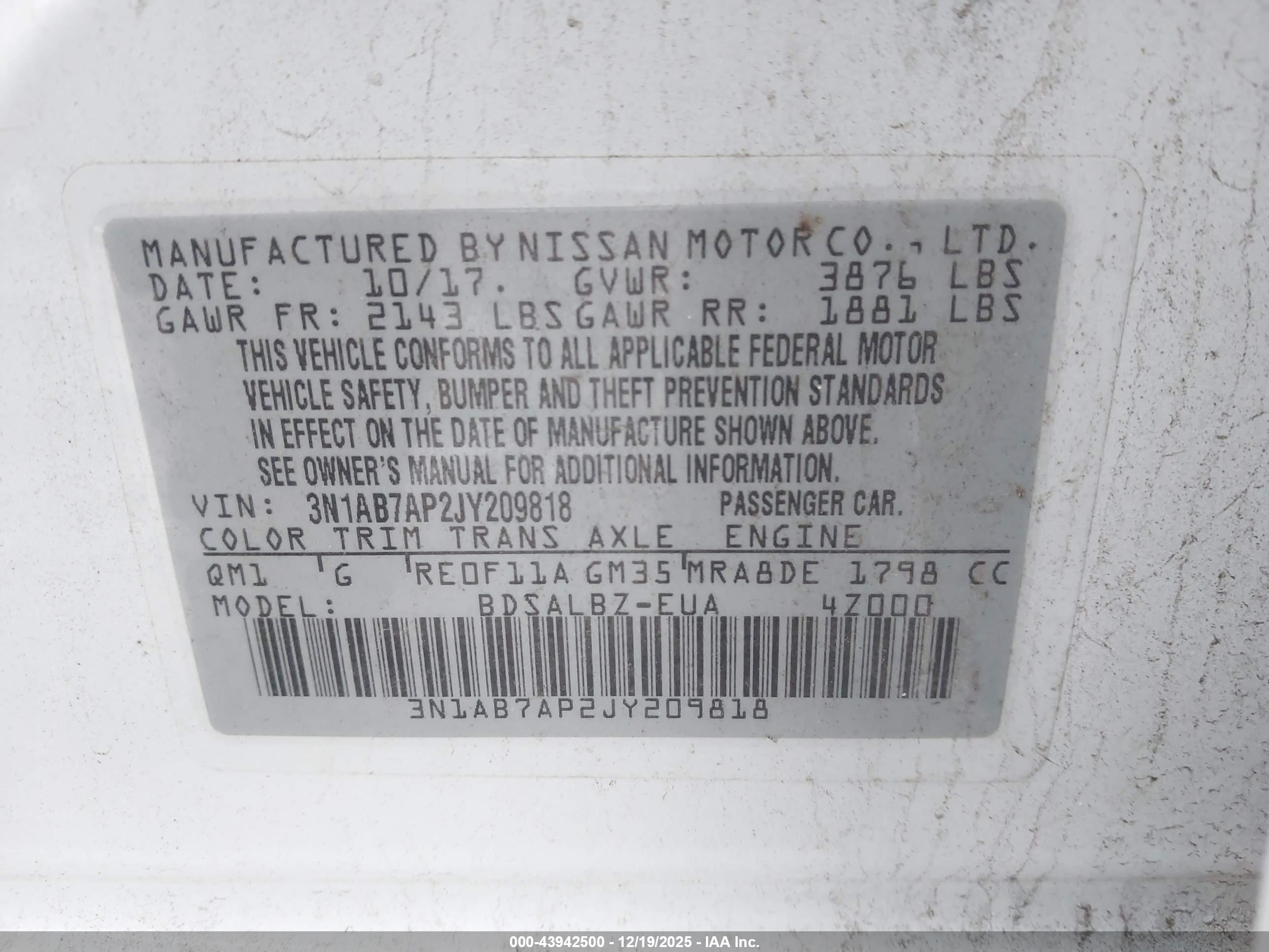 NISSAN SENTRA image 9