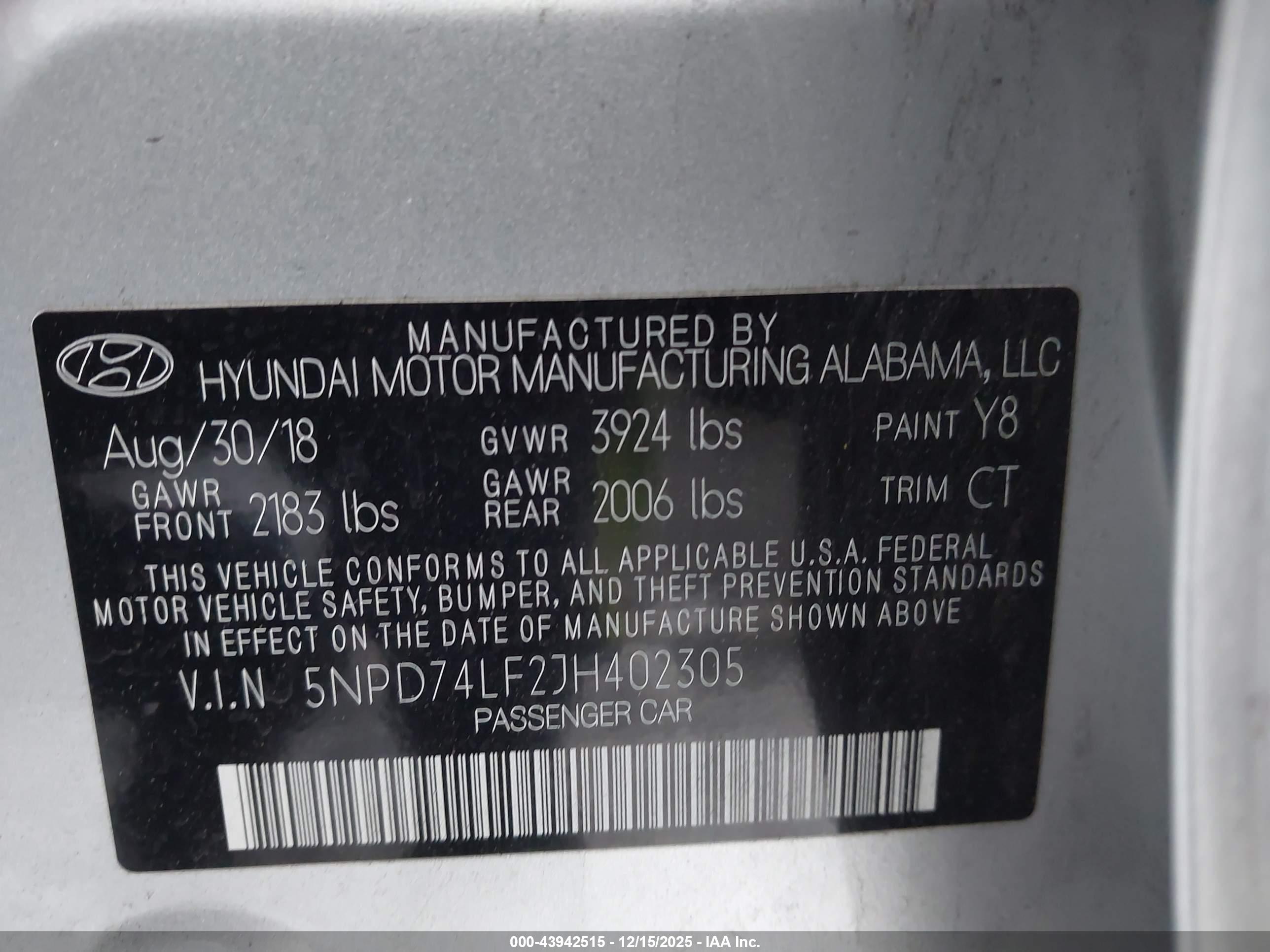 HYUNDAI ELANTRA image 9