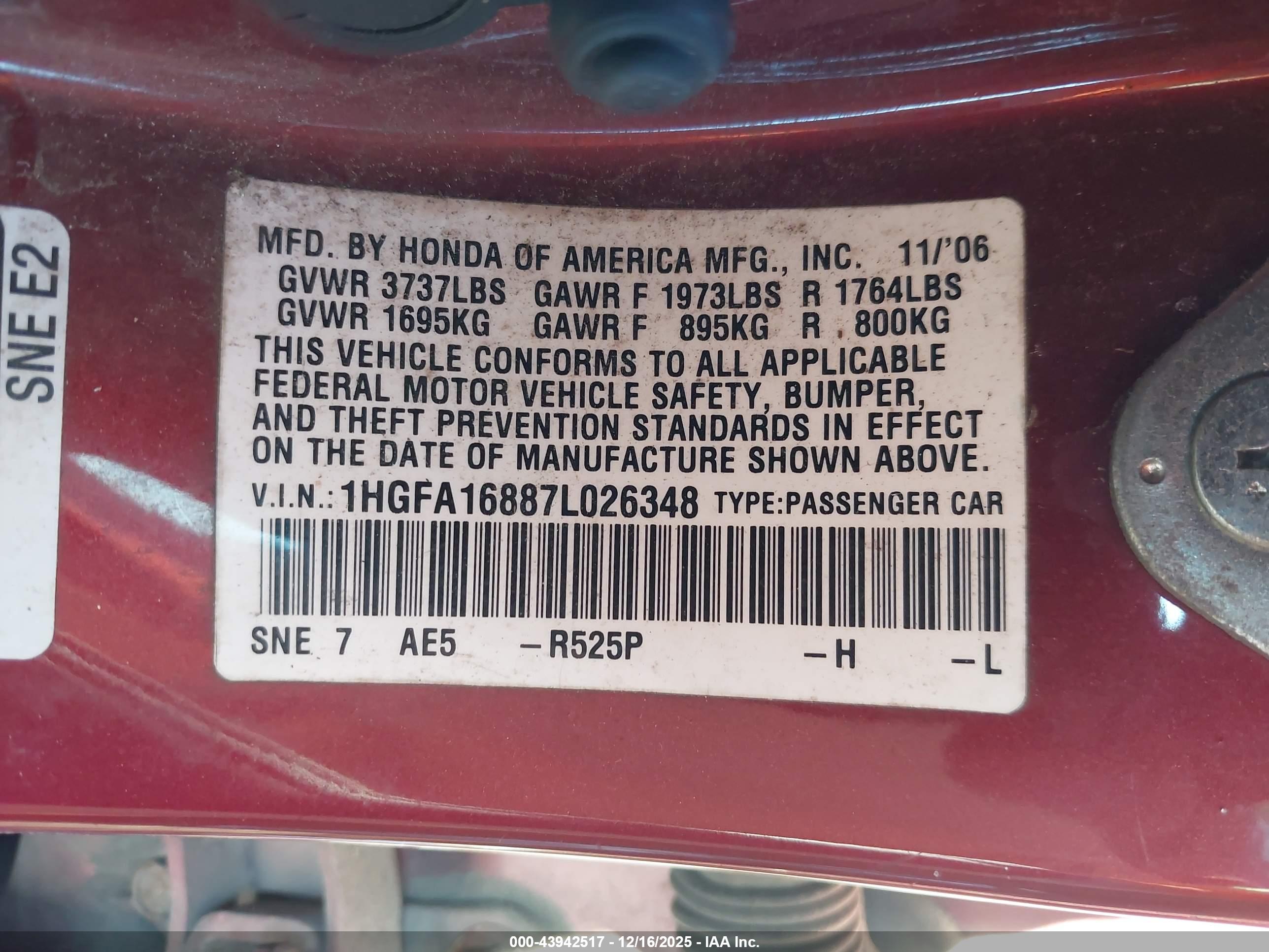 HONDA CIVIC image 9