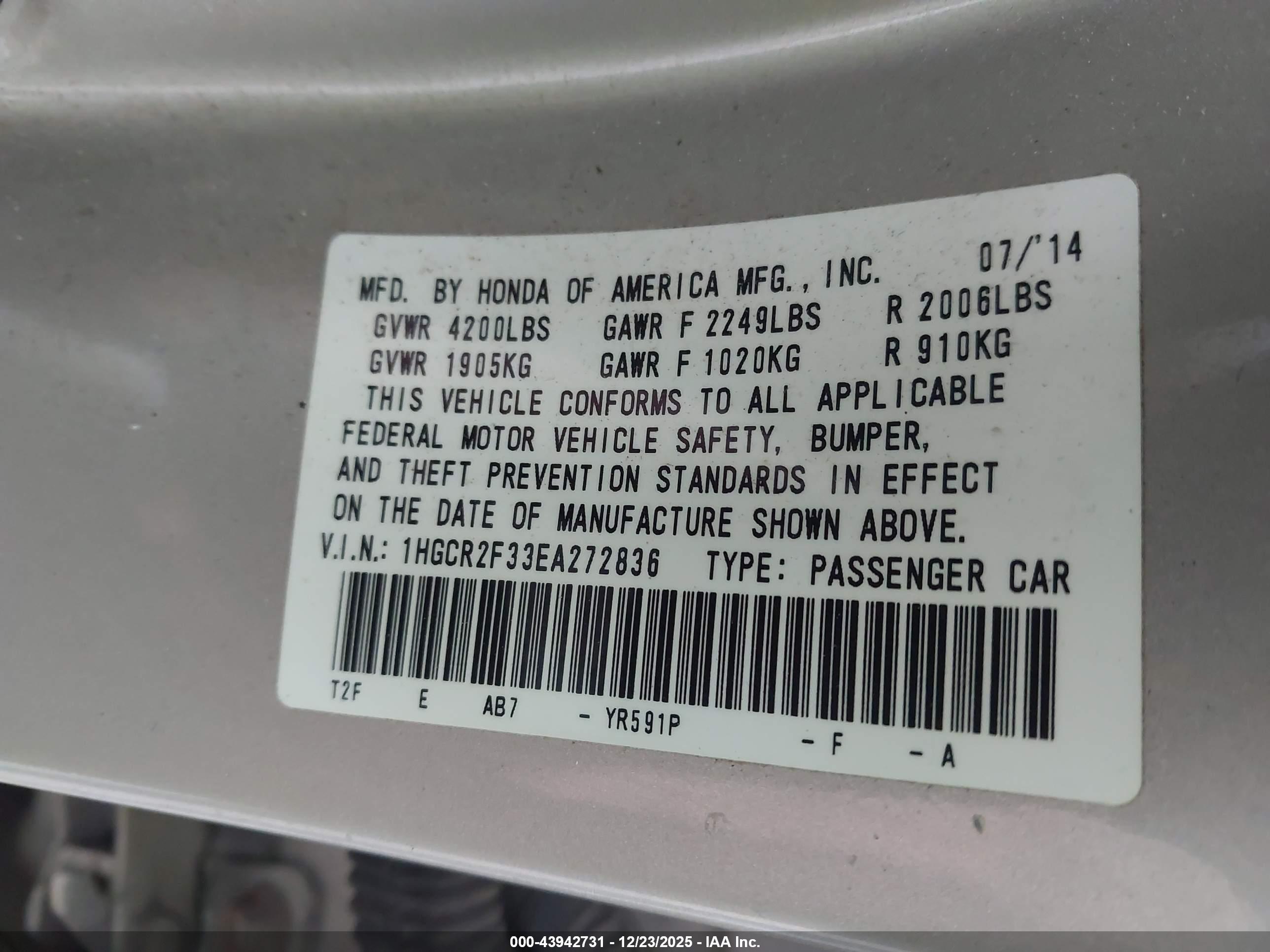 HONDA ACCORD image 9
