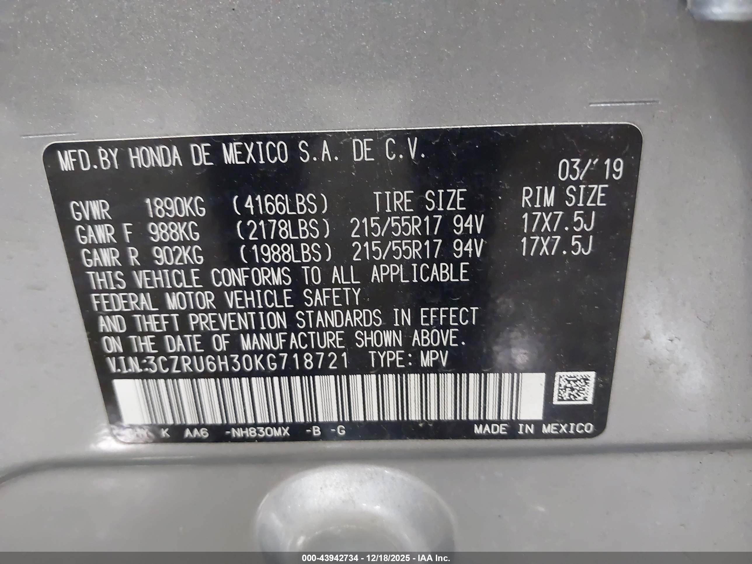 HONDA HR-V image 9