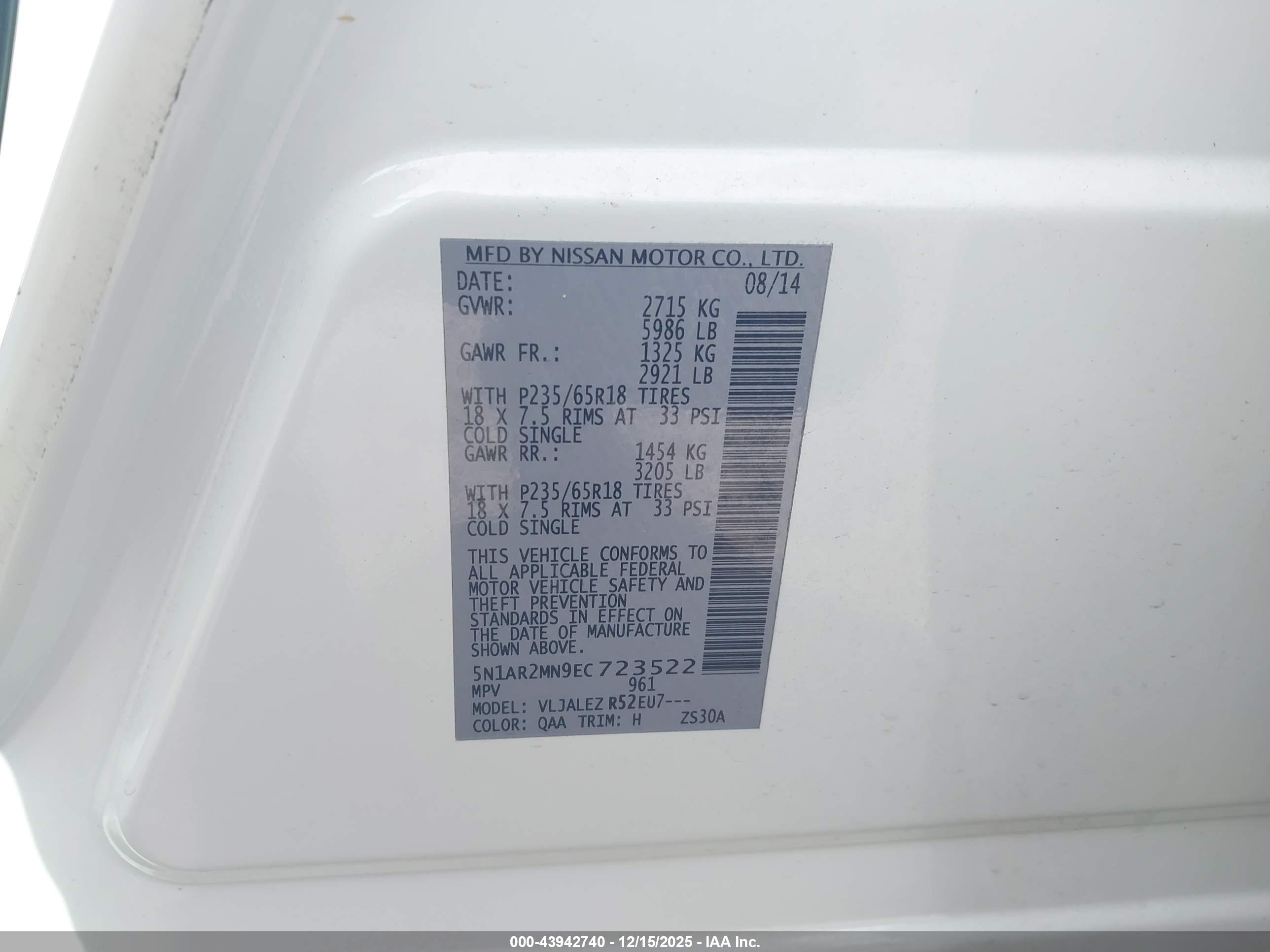 NISSAN PATHFINDER image 9