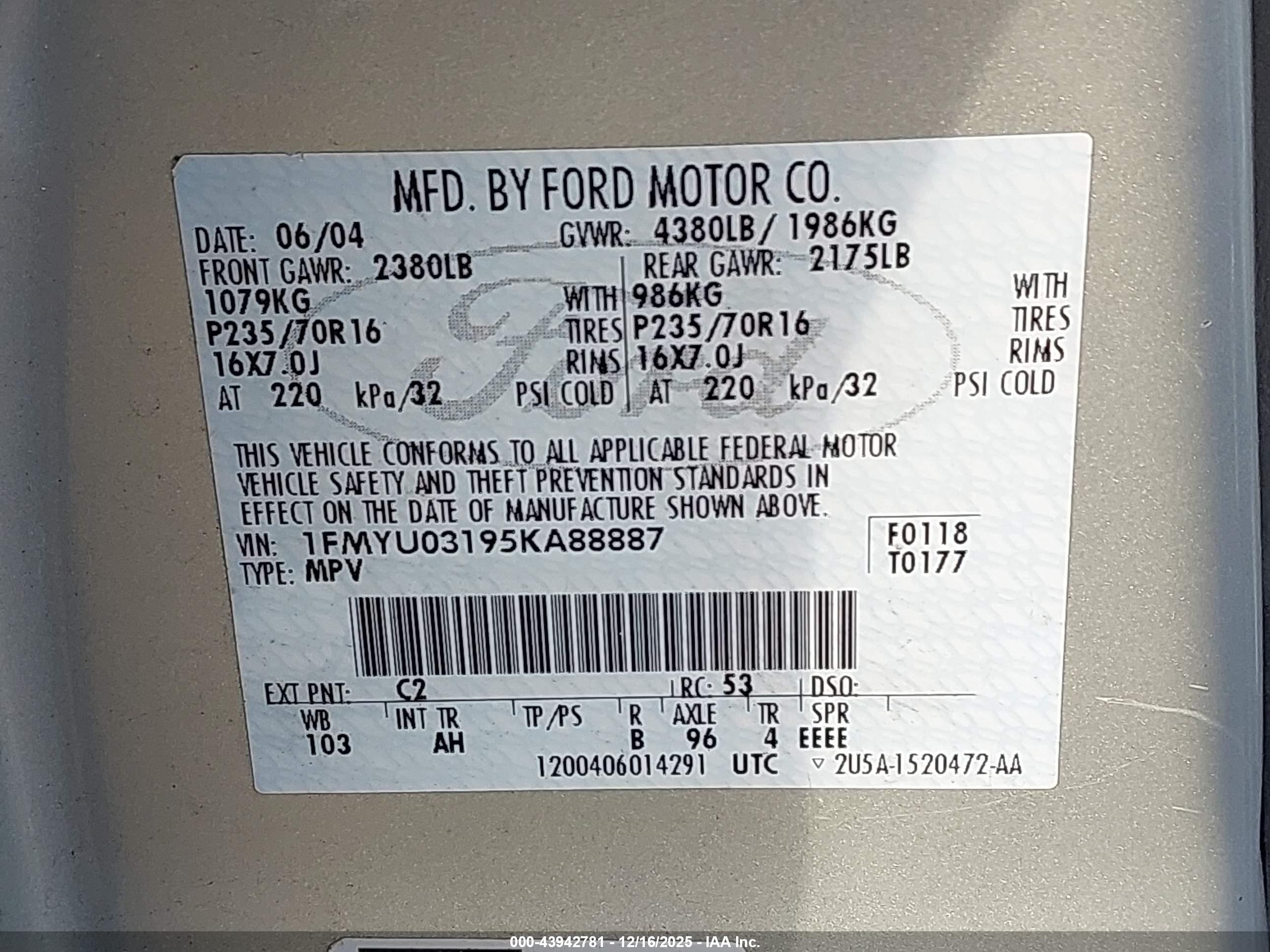 FORD ESCAPE image 9