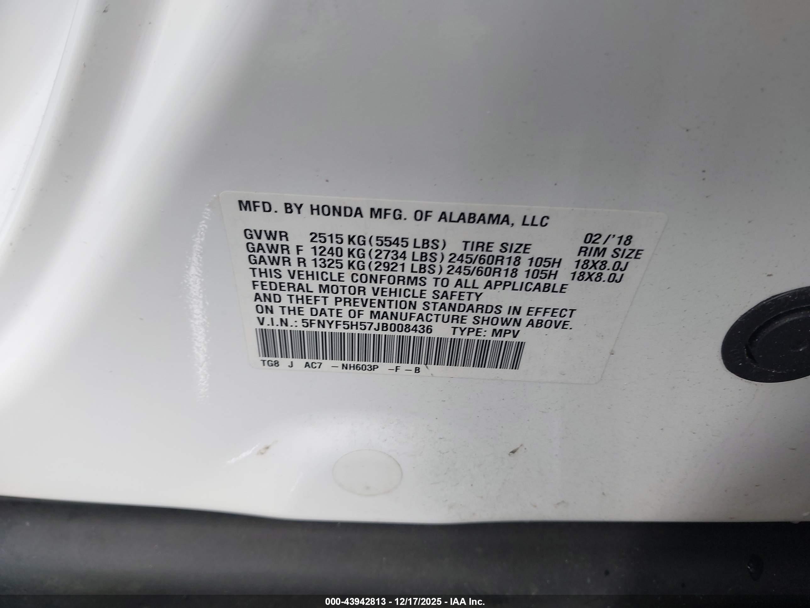 HONDA PILOT image 9