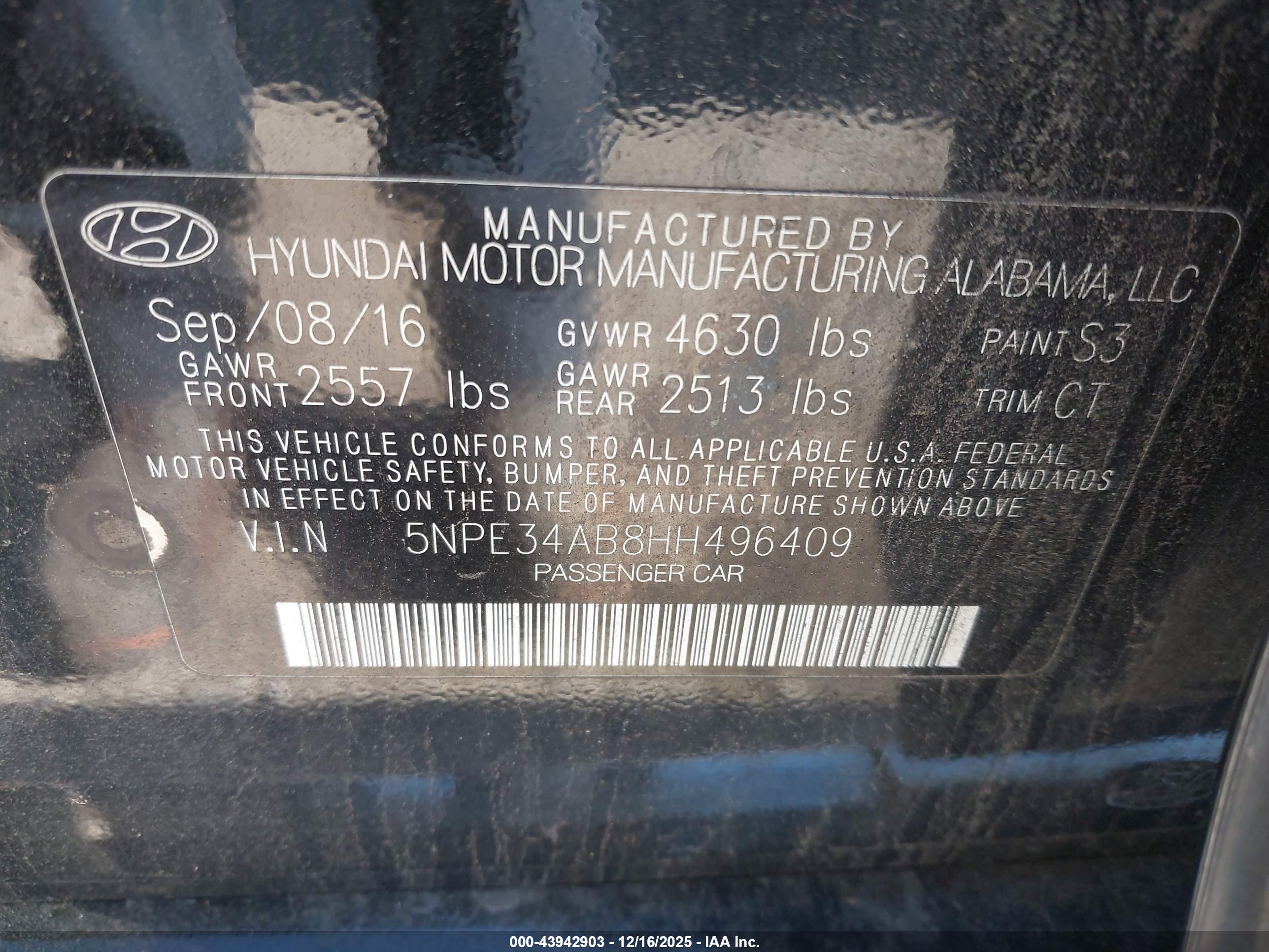 HYUNDAI SONATA image 9