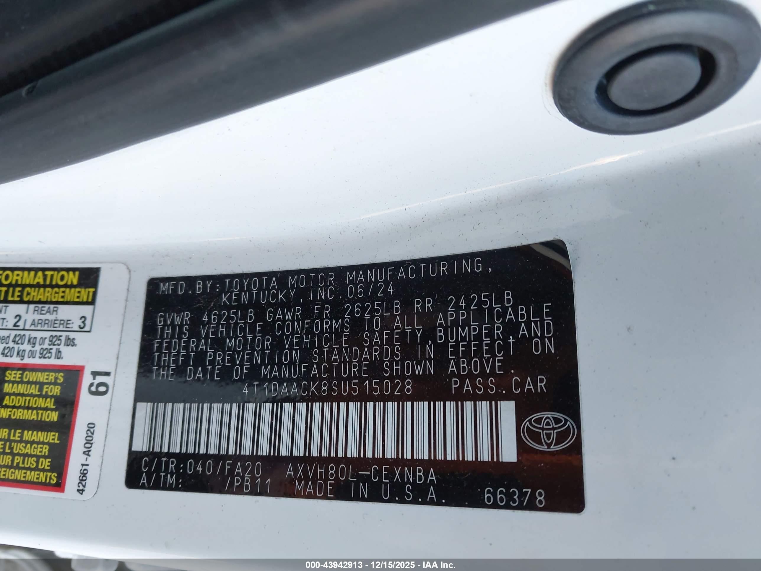 TOYOTA CAMRY image 9