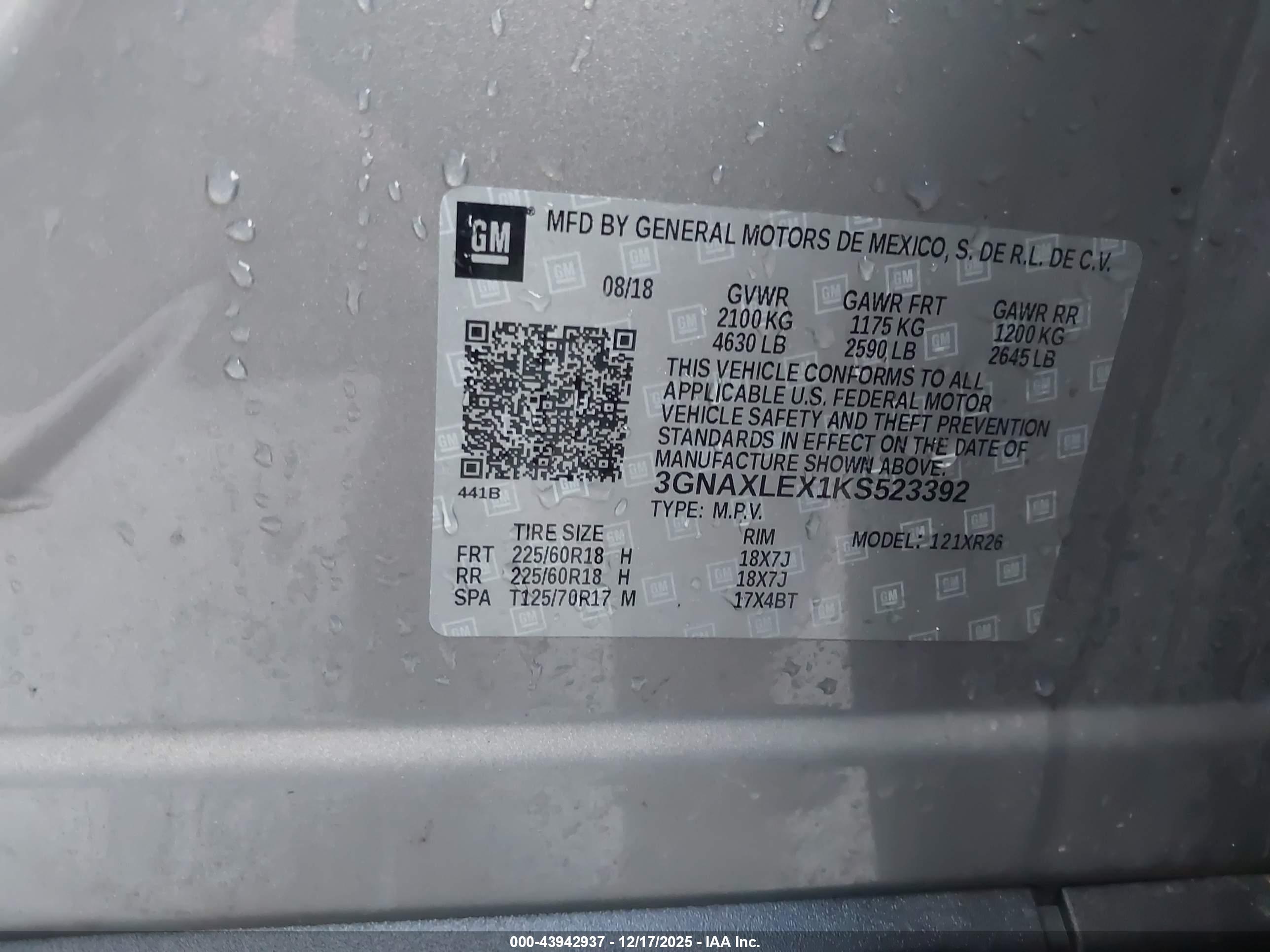 CHEVROLET EQUINOX image 9