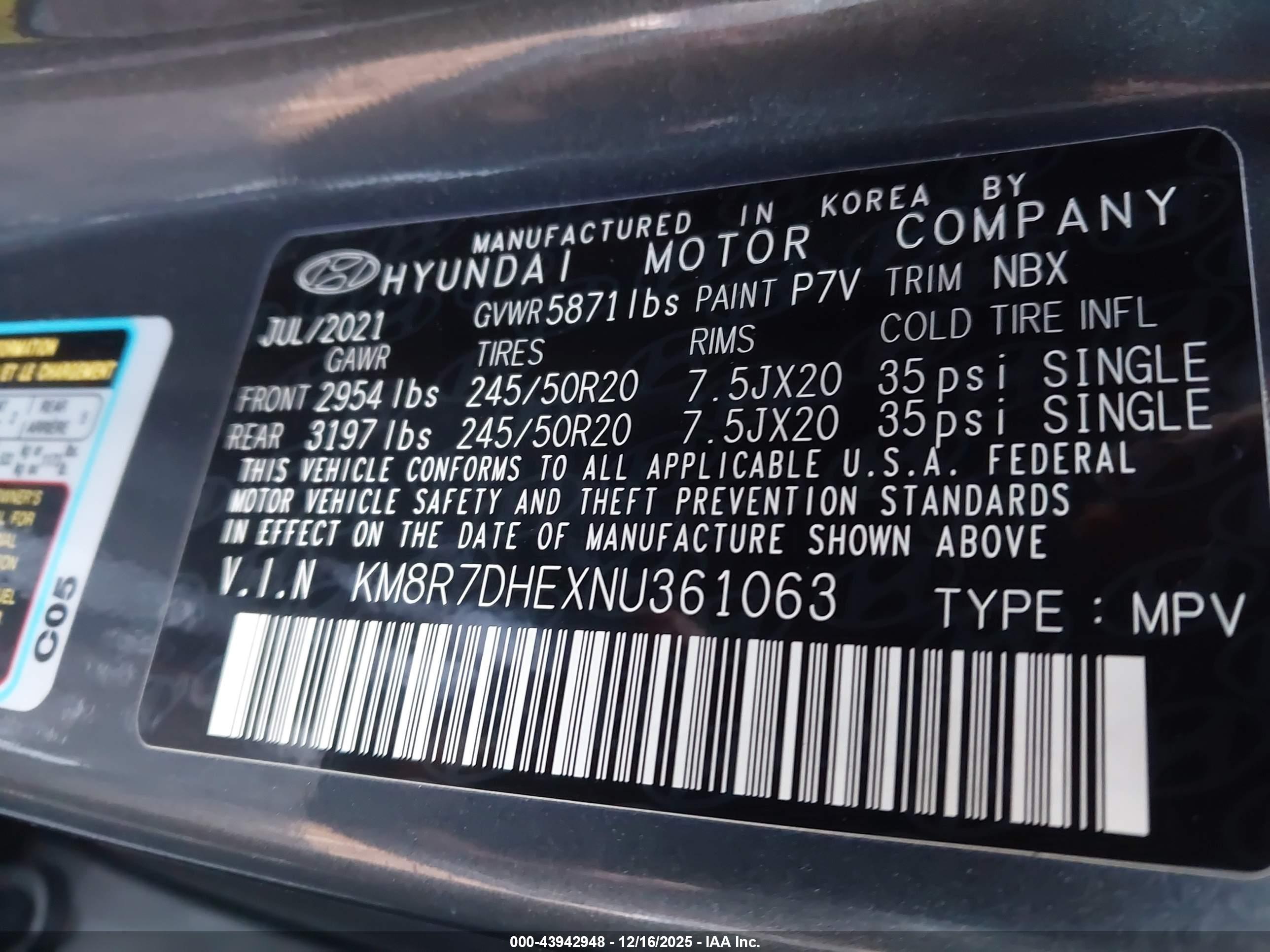 HYUNDAI PALISADE image 9