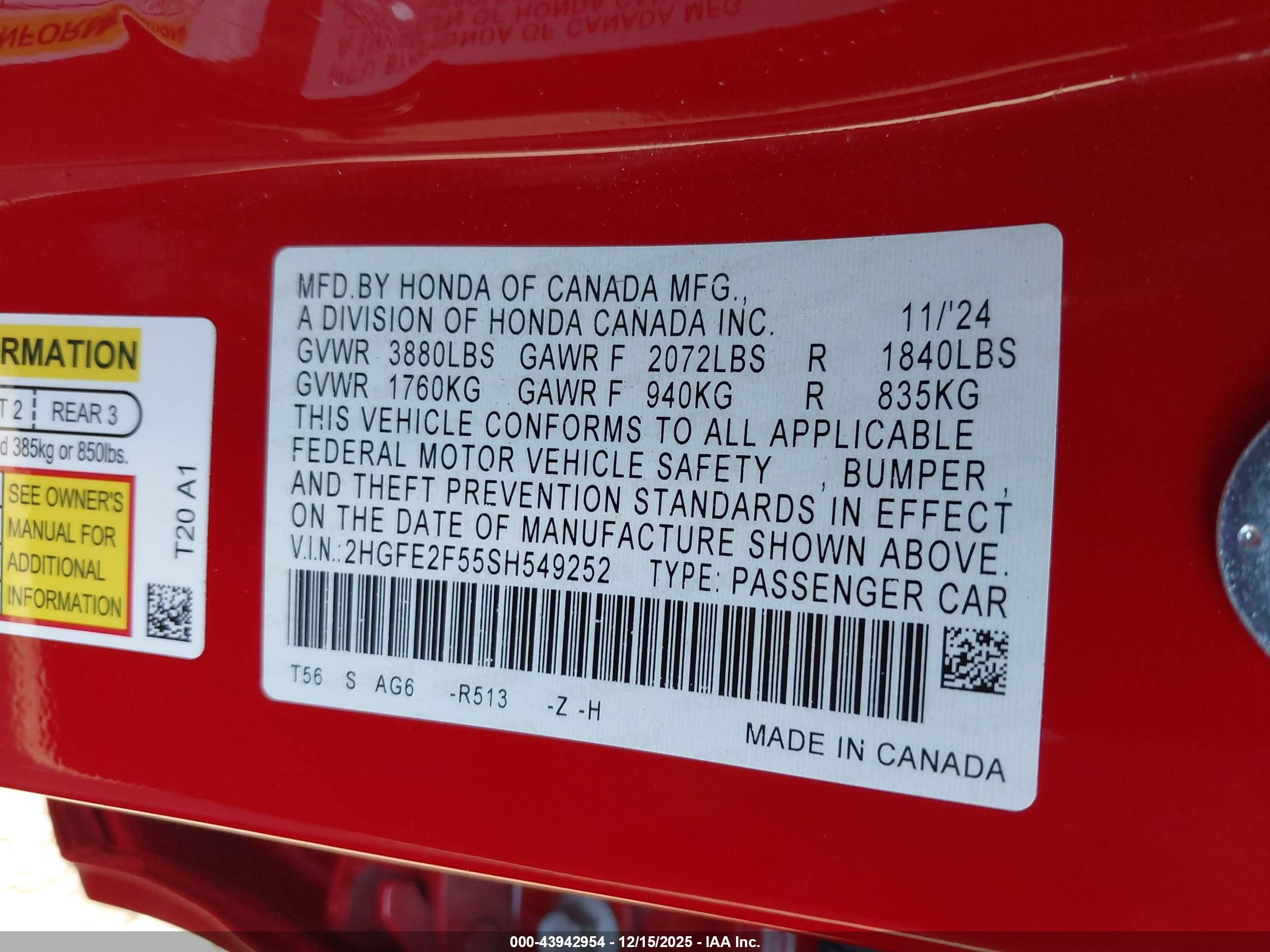 HONDA CIVIC image 9
