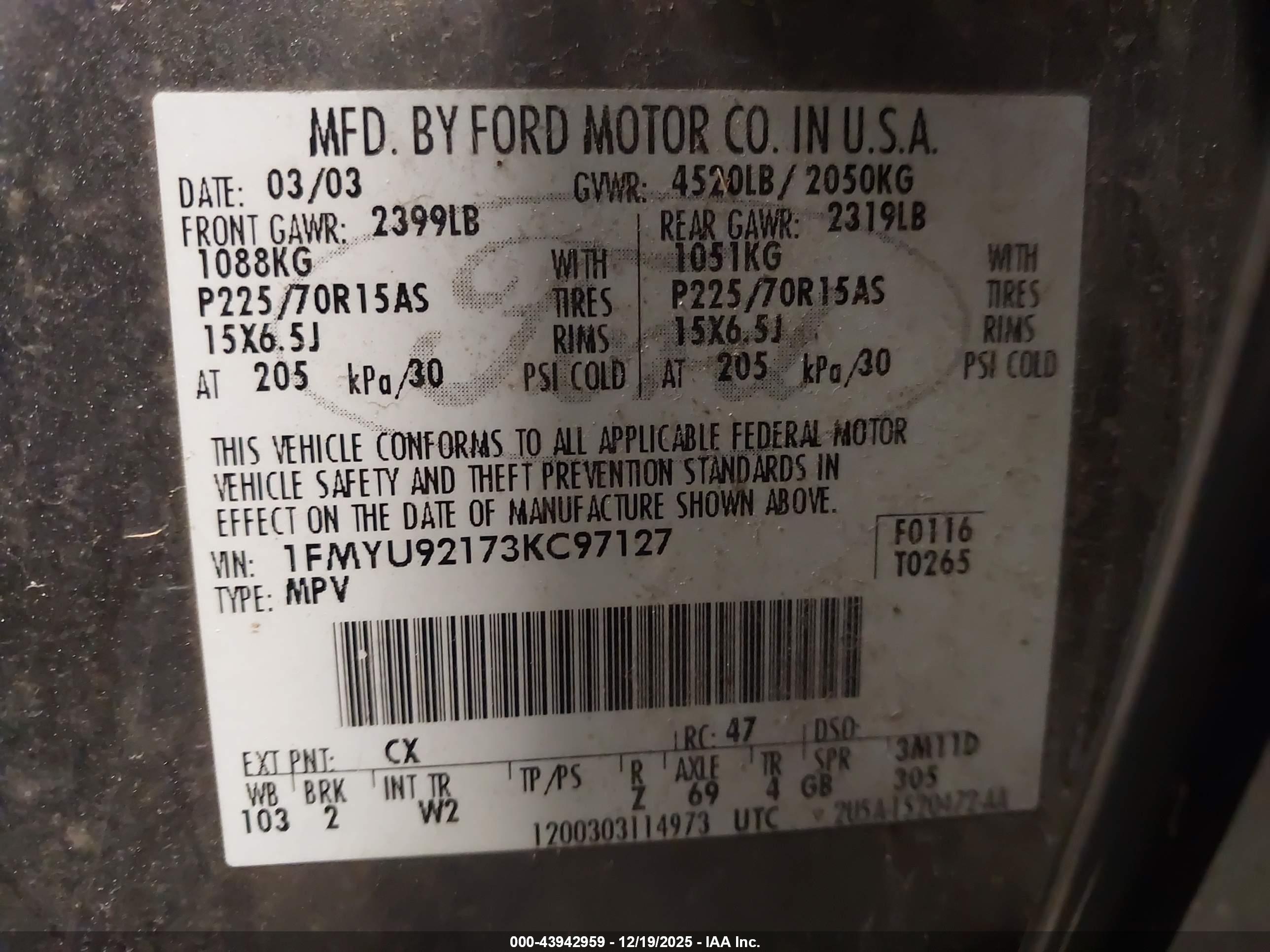 FORD ESCAPE image 9