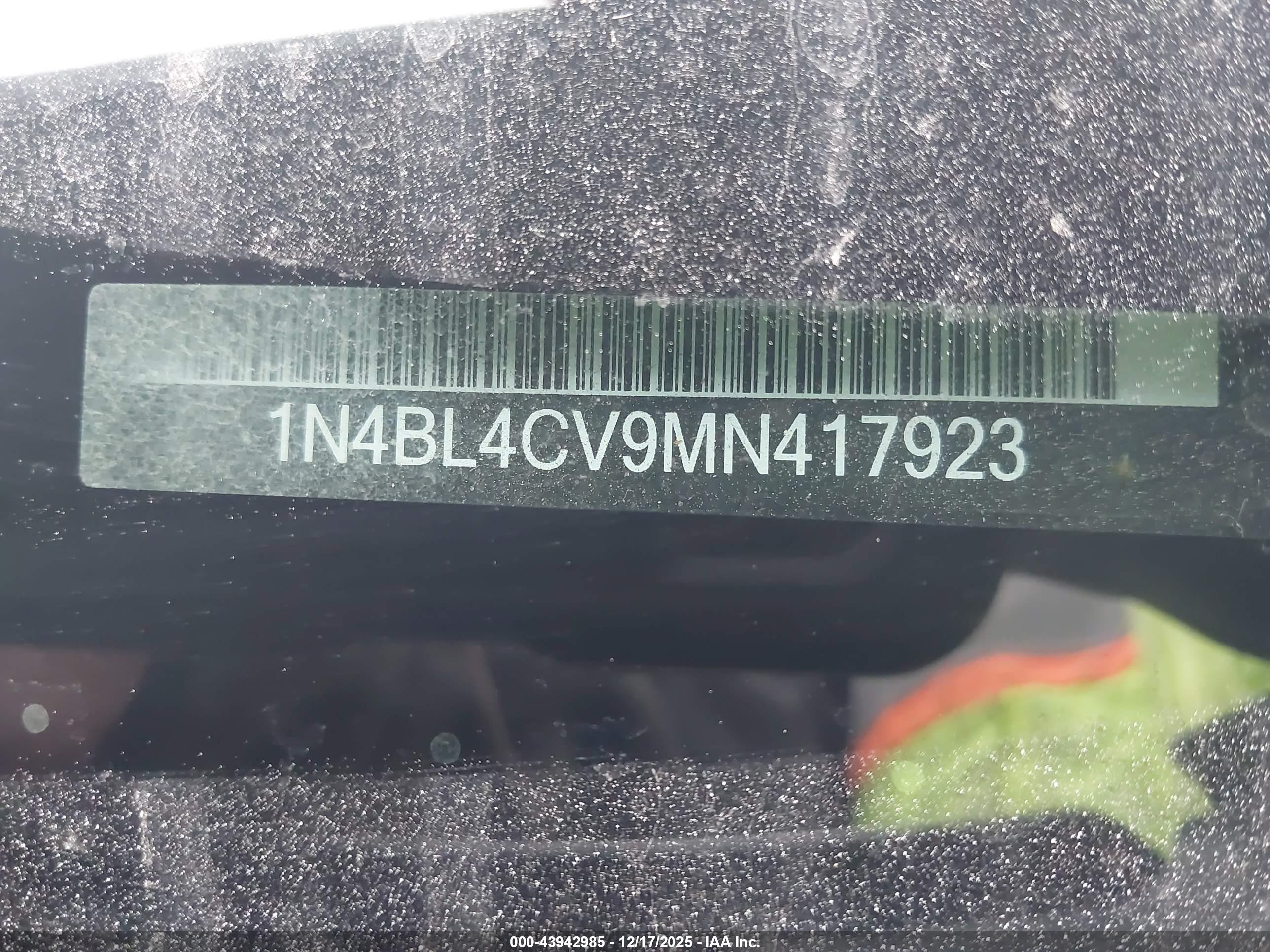 NISSAN ALTIMA image 9