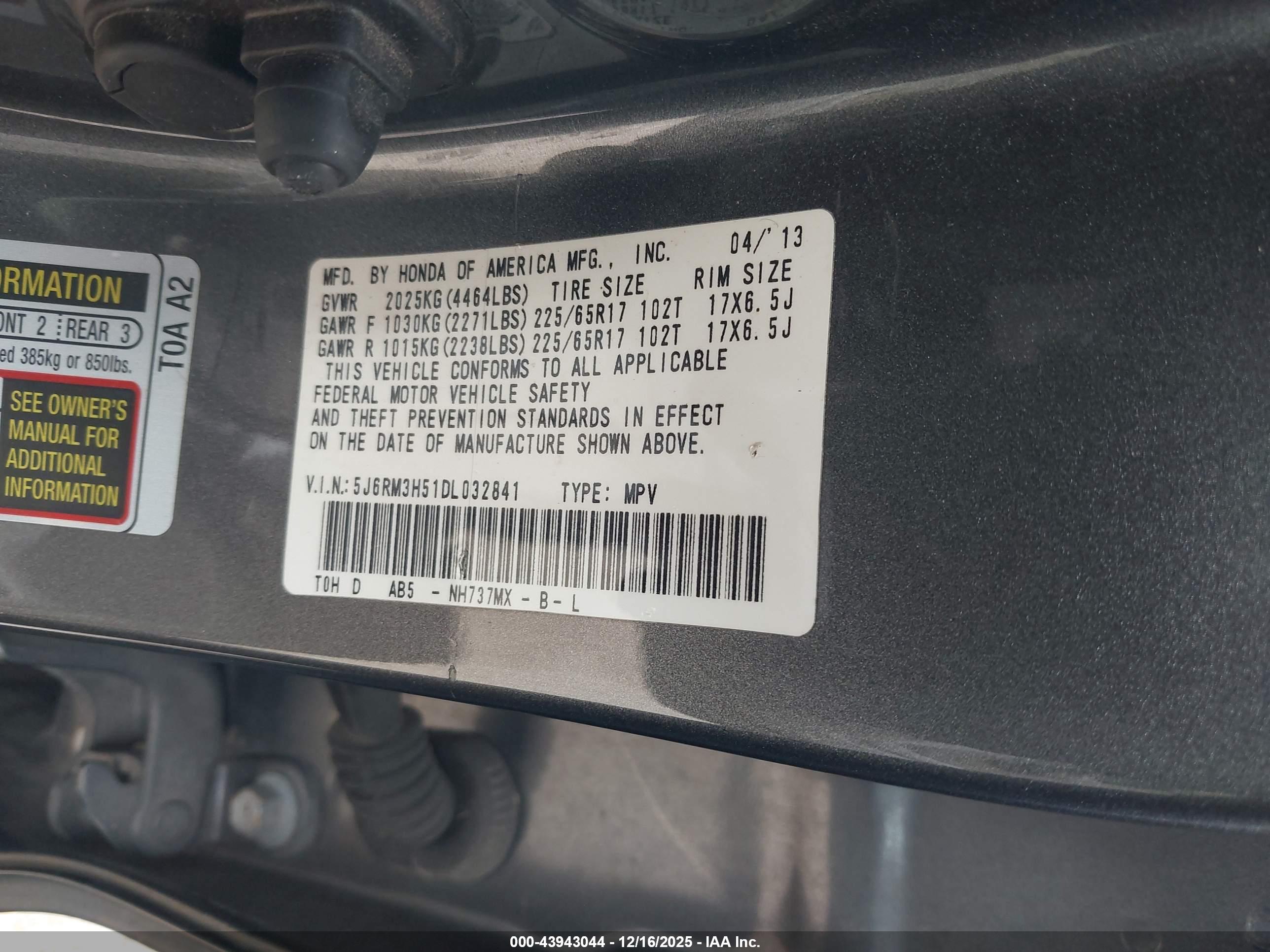 HONDA CR-V image 9