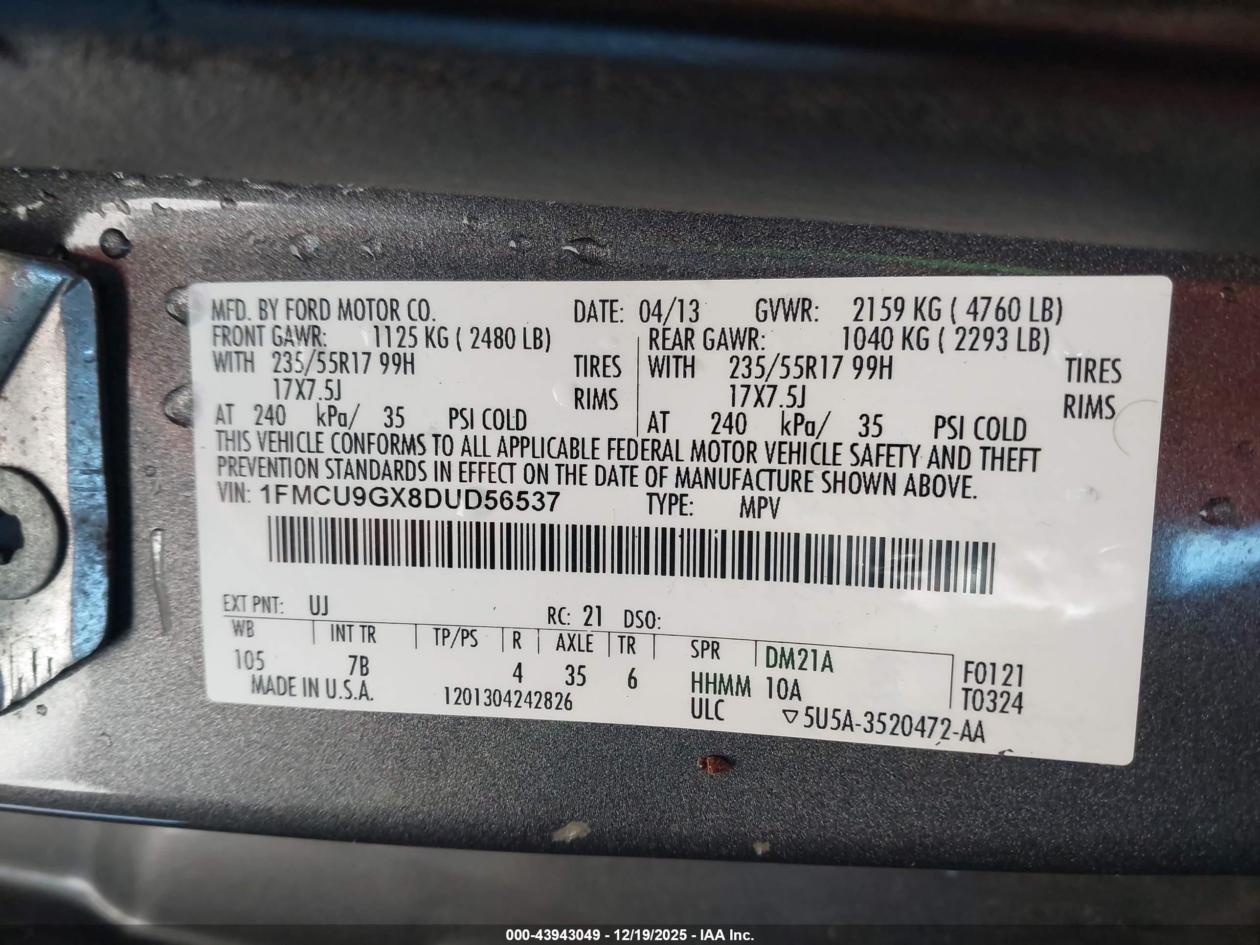FORD ESCAPE image 9