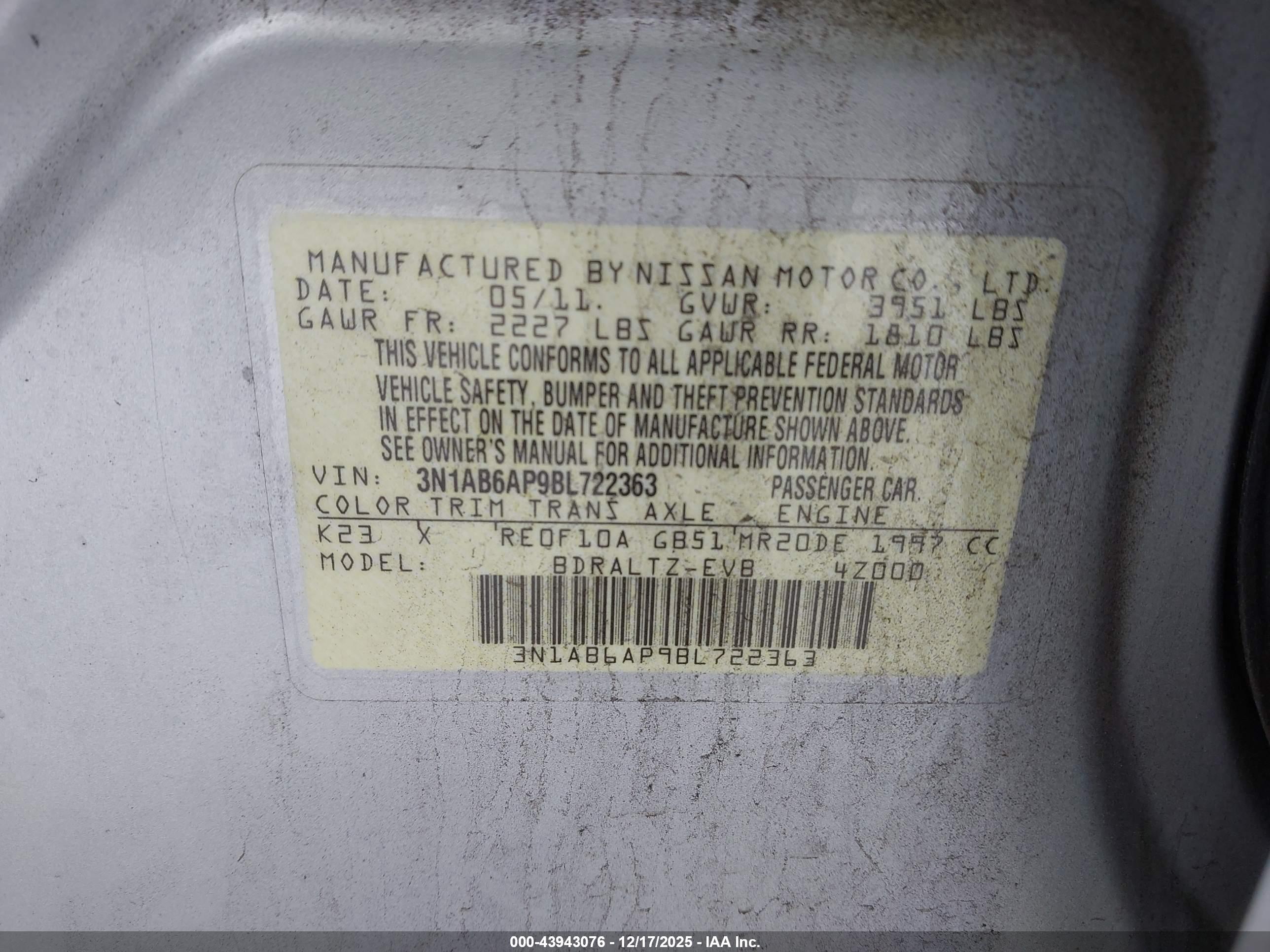 NISSAN SENTRA image 9