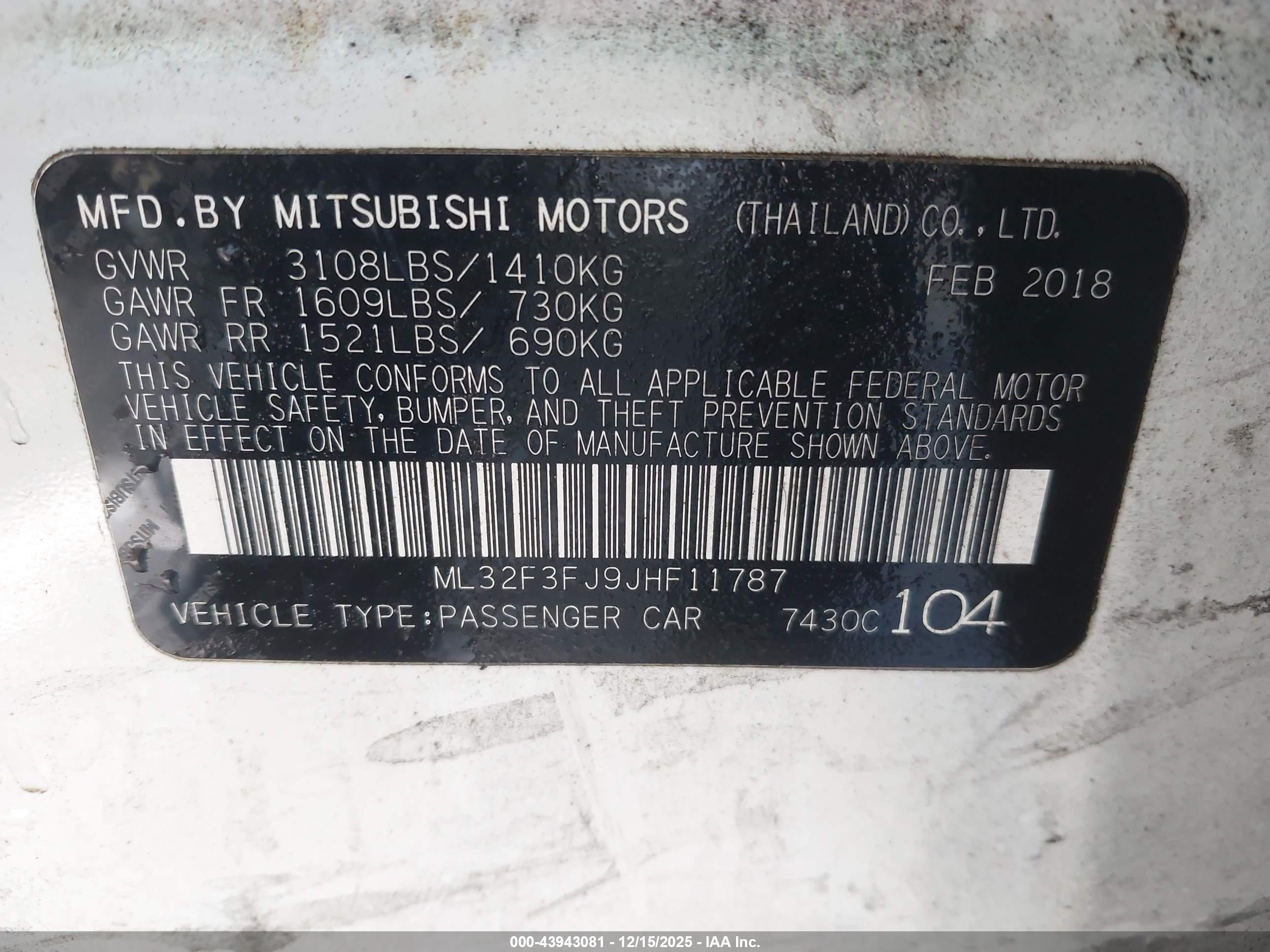 MITSUBISHI MIRAGE image 9