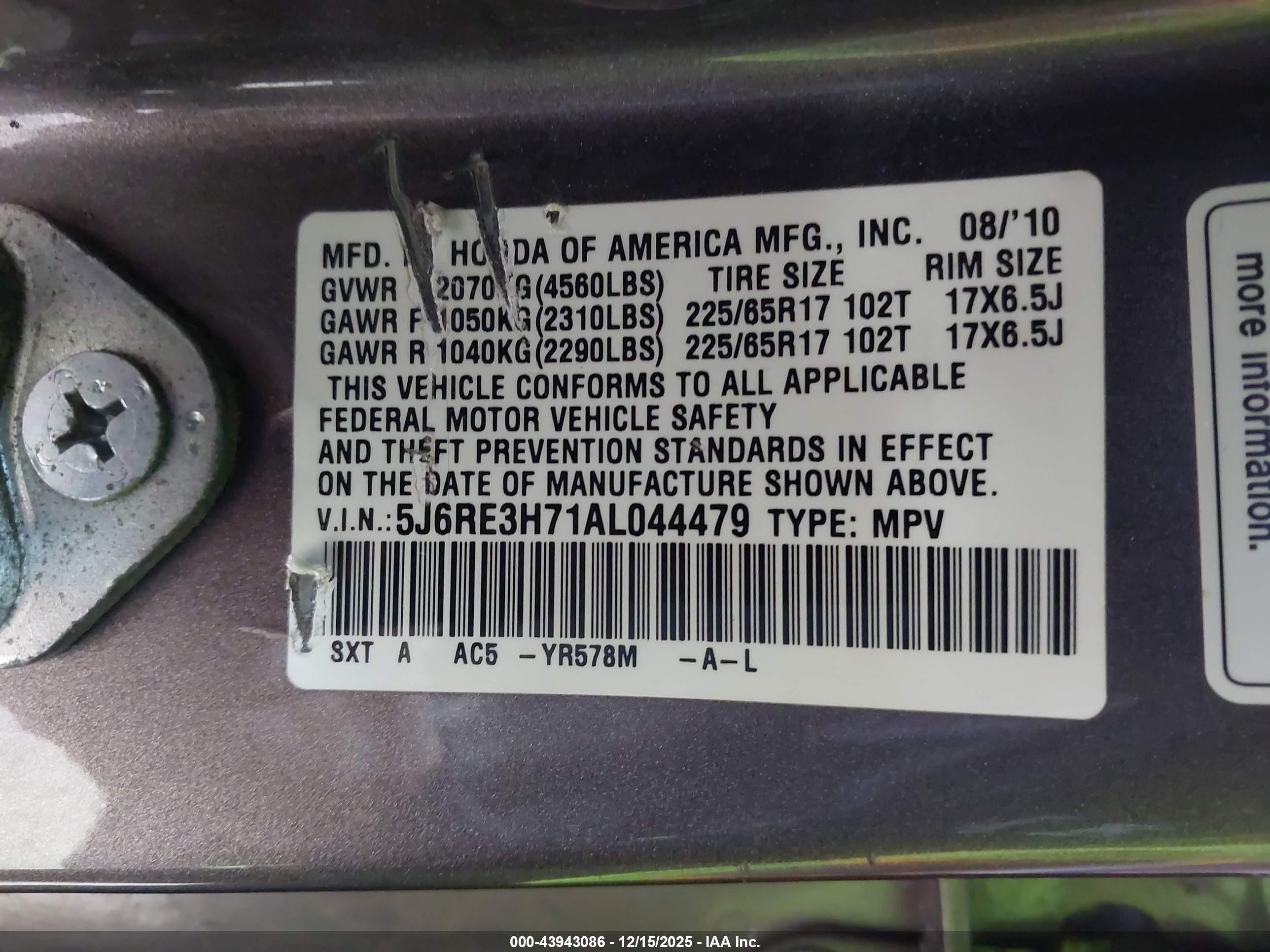 HONDA CR-V image 9