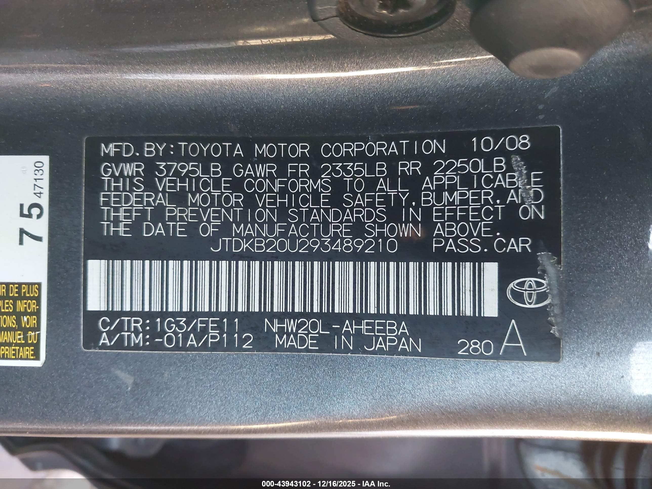 TOYOTA PRIUS image 9