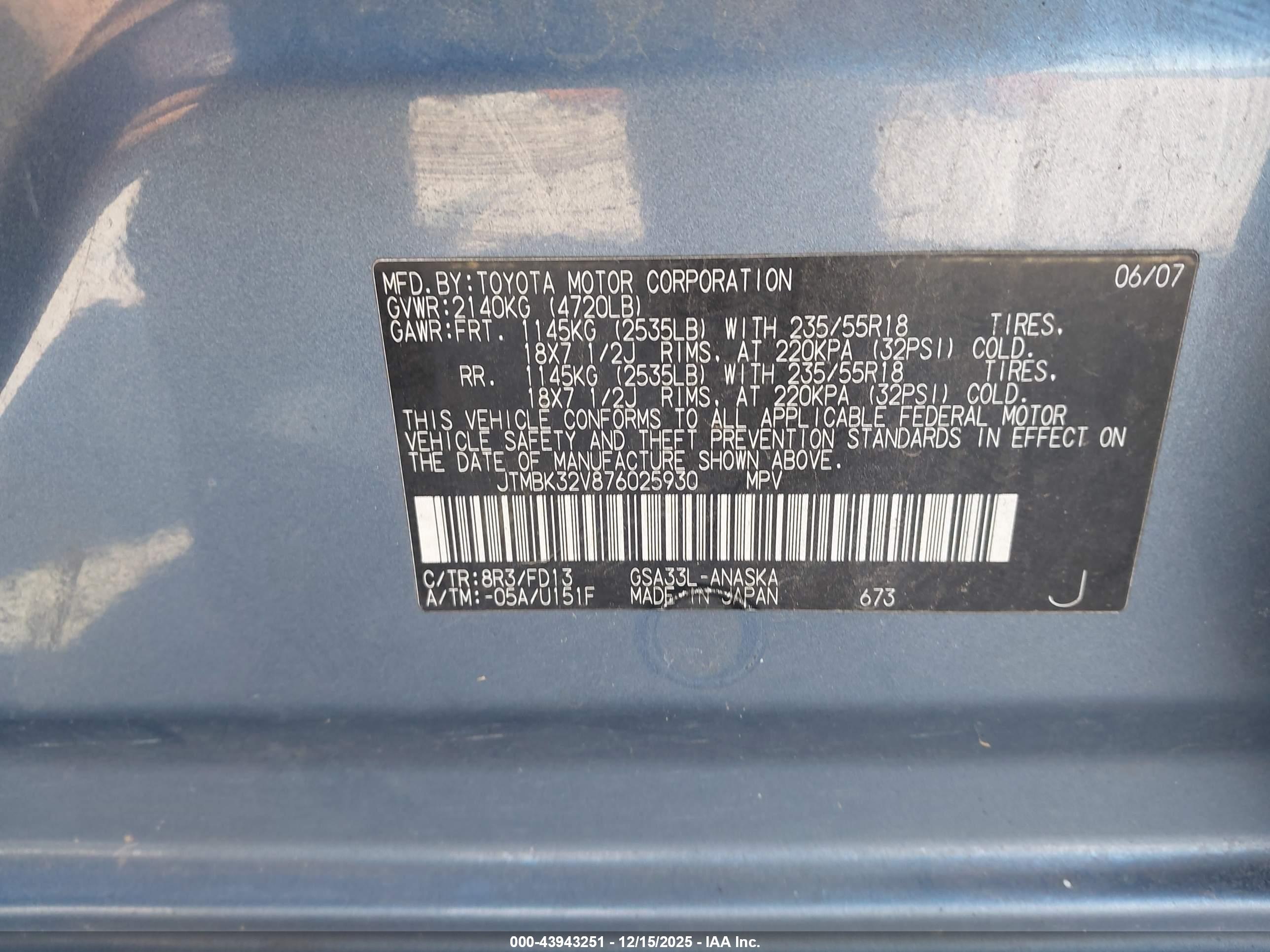 TOYOTA RAV4 image 9
