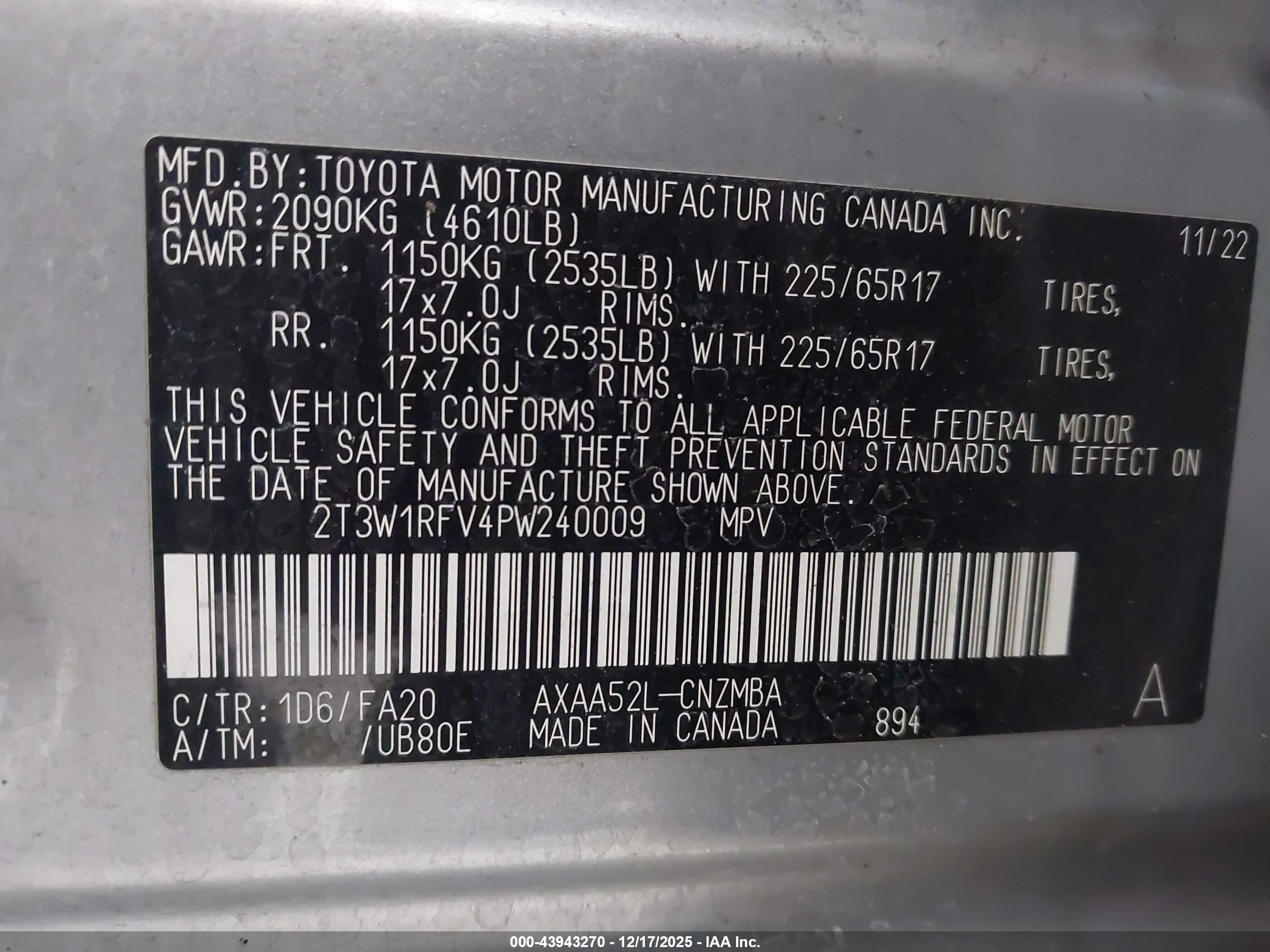 TOYOTA RAV4 image 9