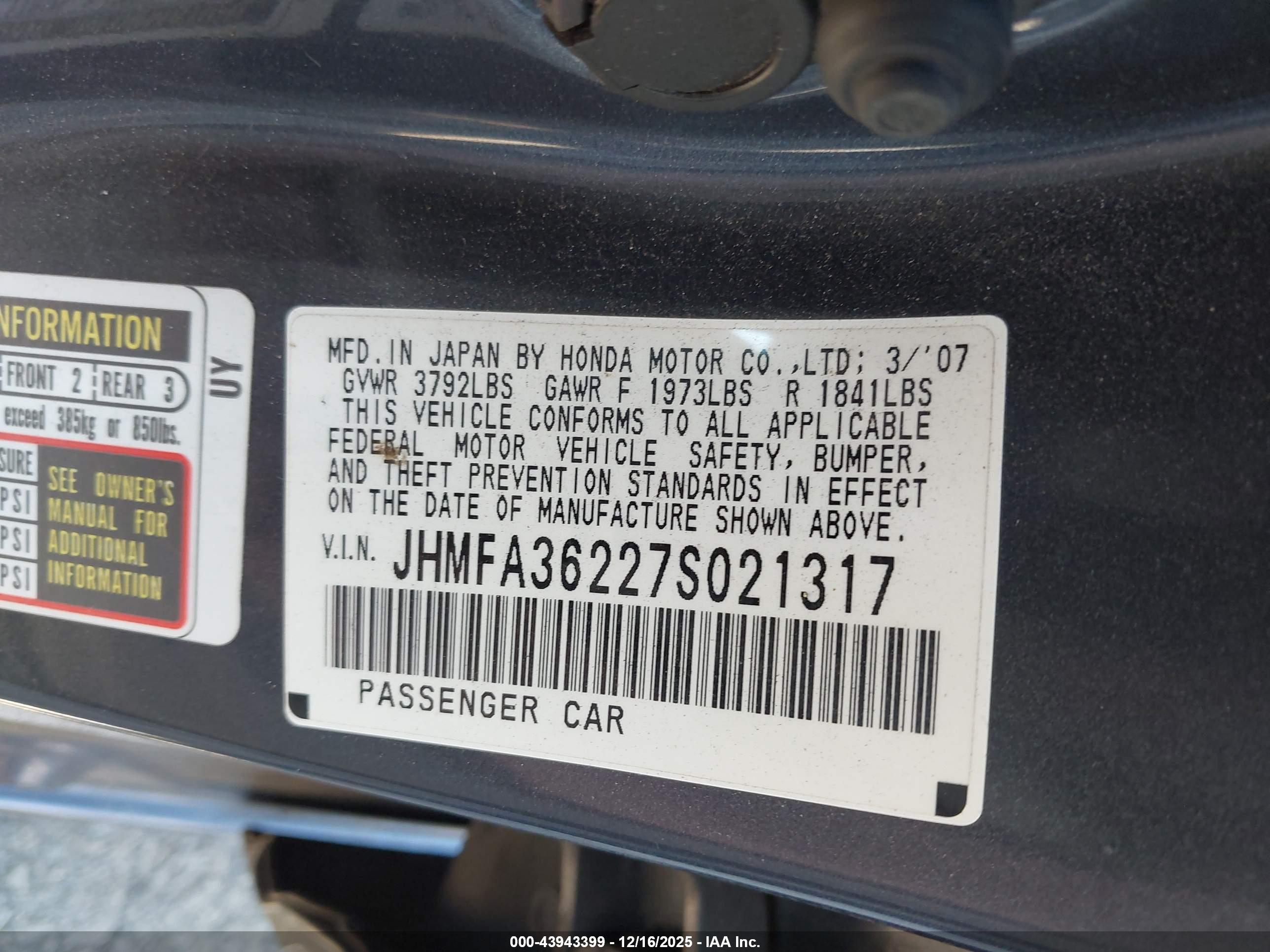 HONDA CIVIC image 9