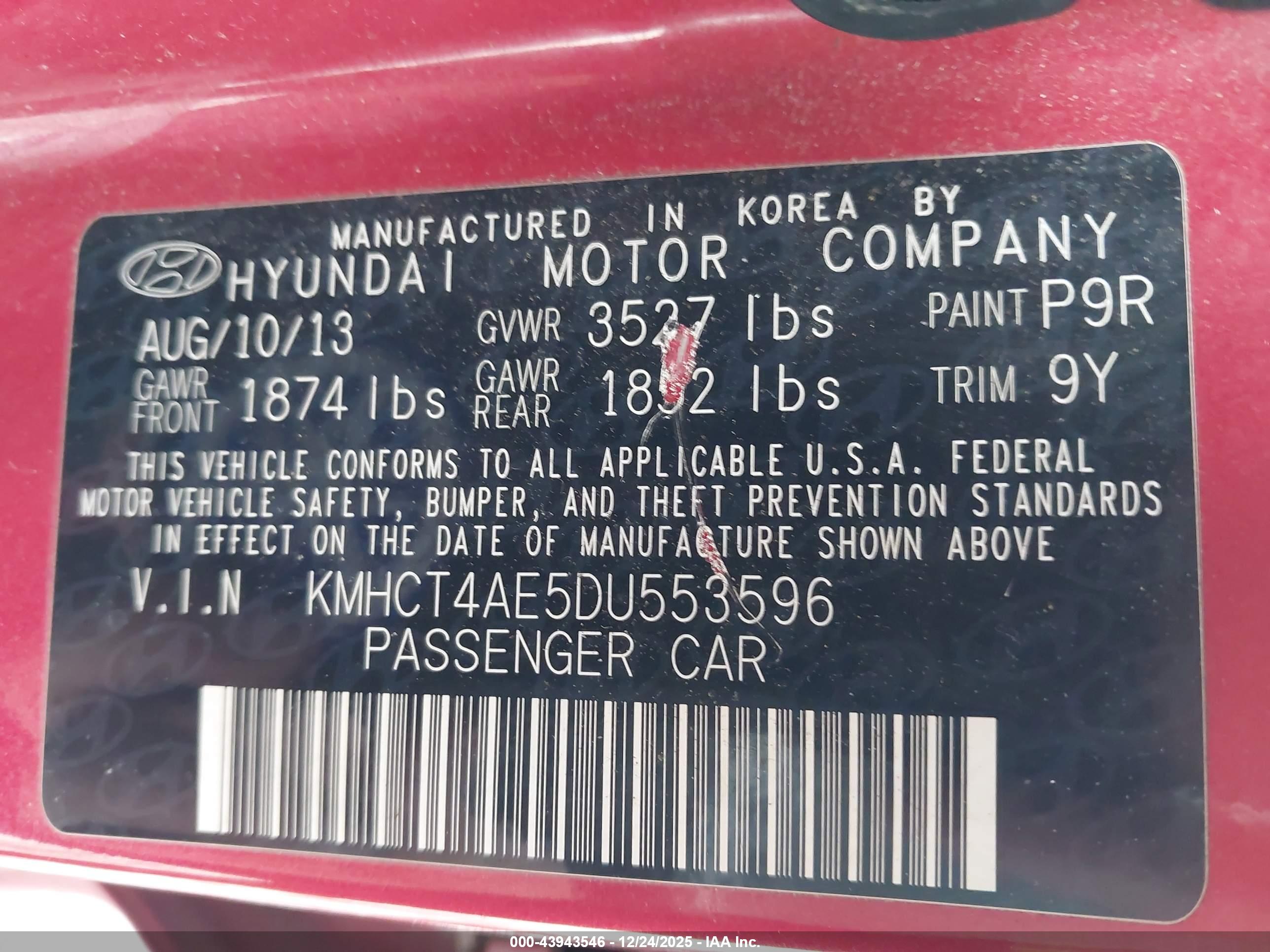 HYUNDAI ACCENT image 9