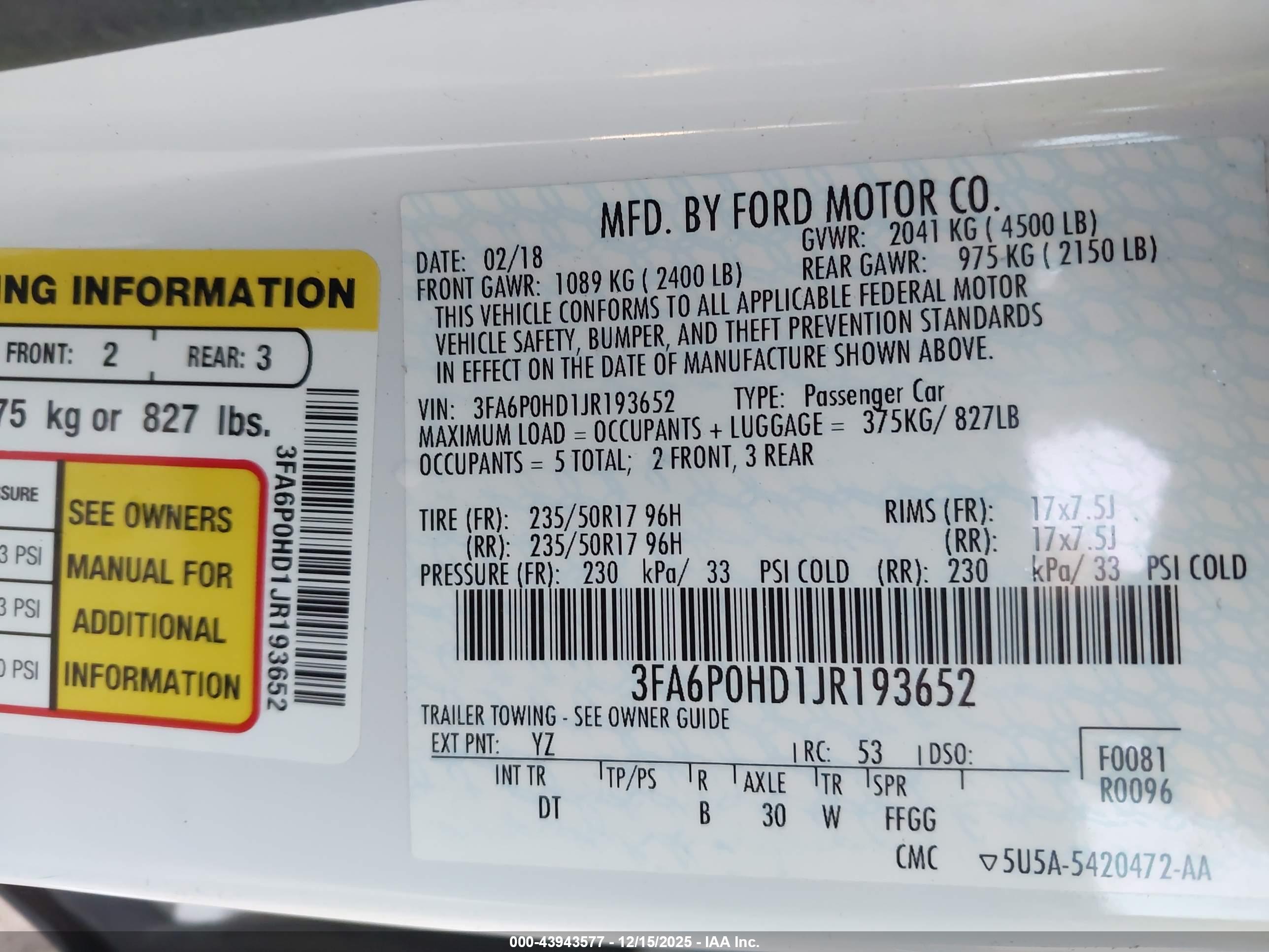 FORD FUSION image 9
