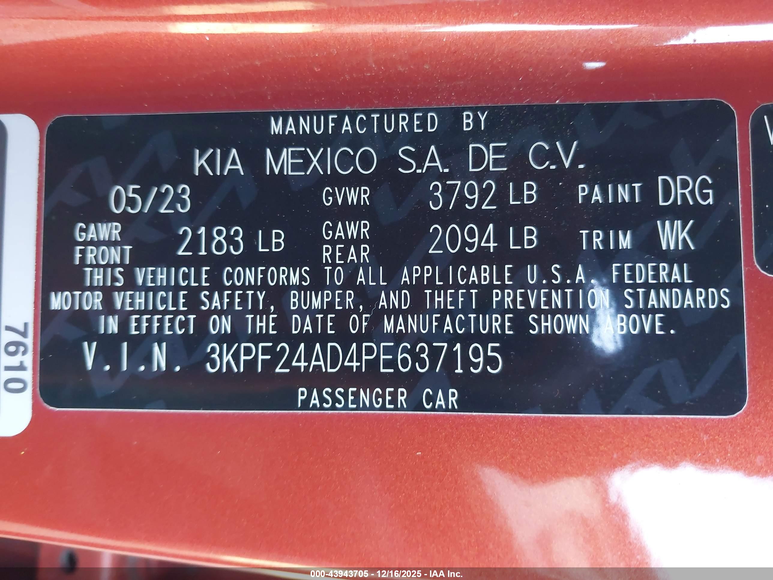 KIA FORTE image 9