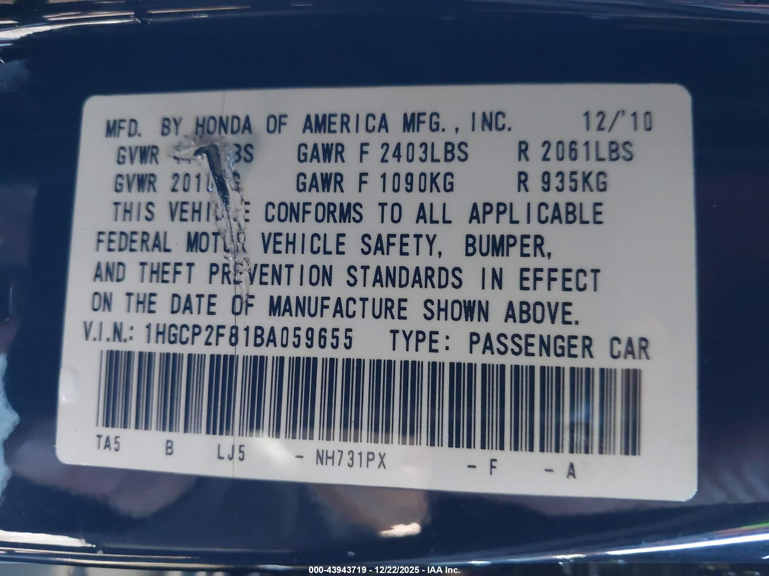 HONDA ACCORD image 9