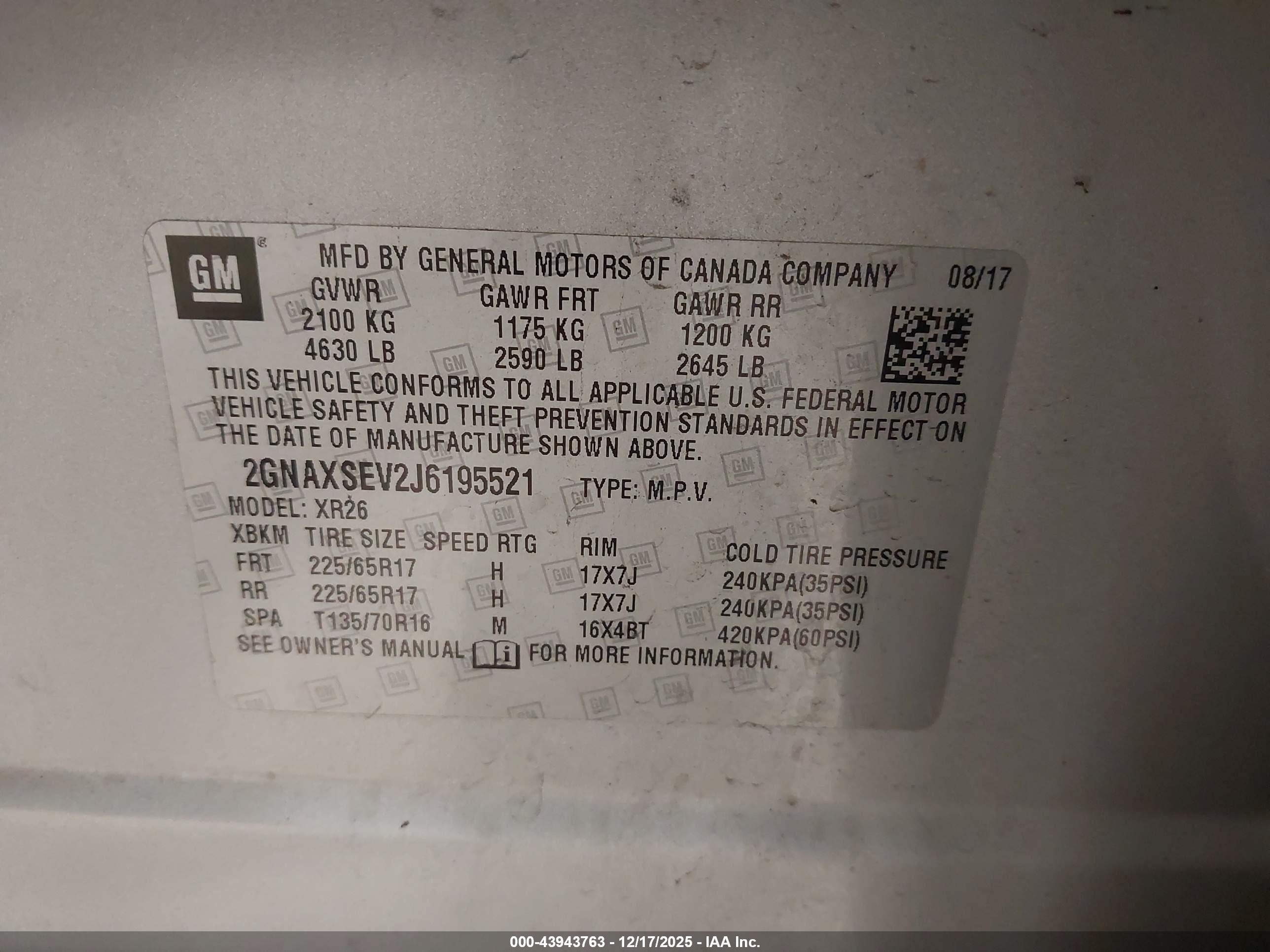 CHEVROLET EQUINOX image 9