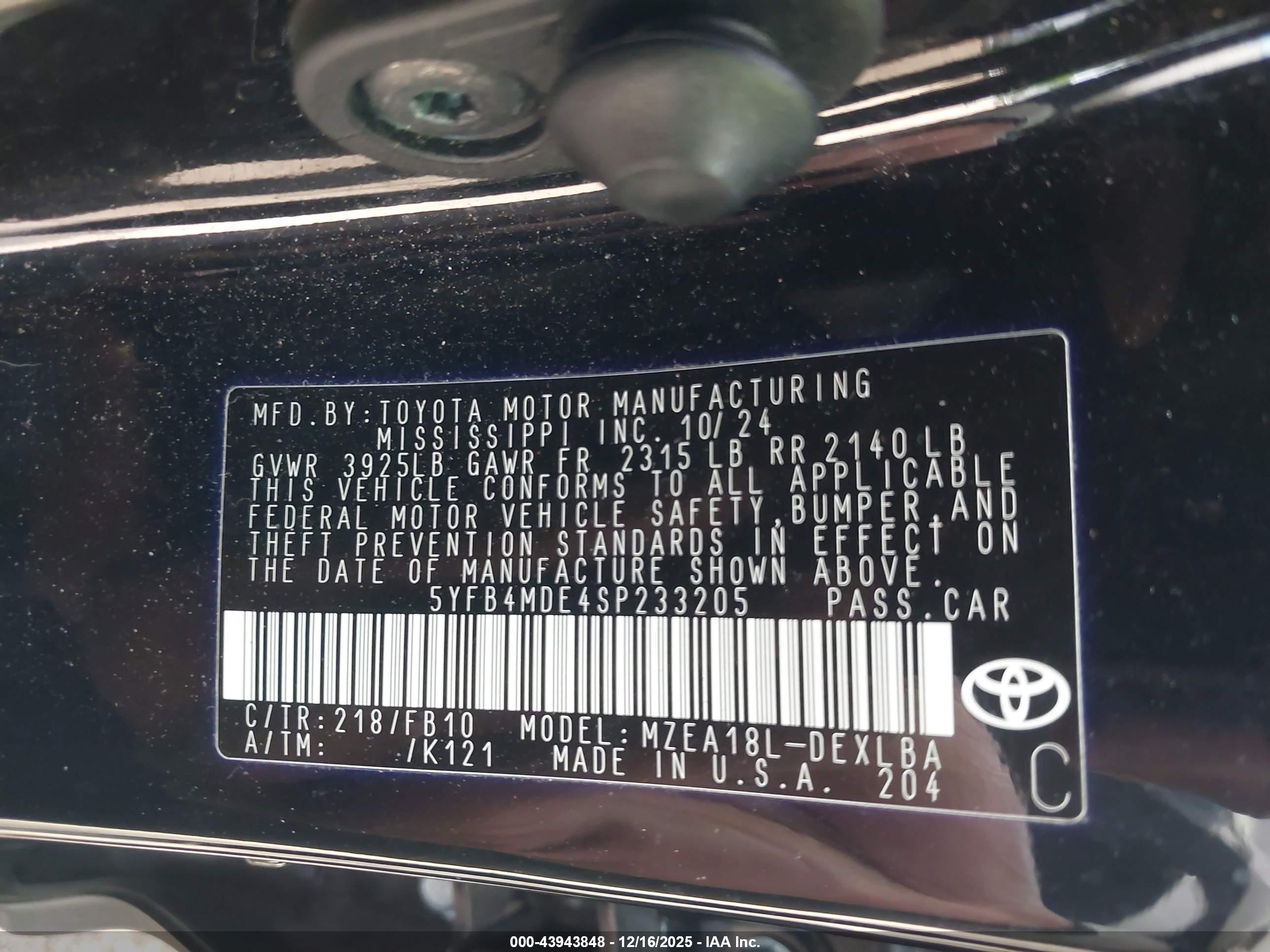 TOYOTA COROLLA image 9