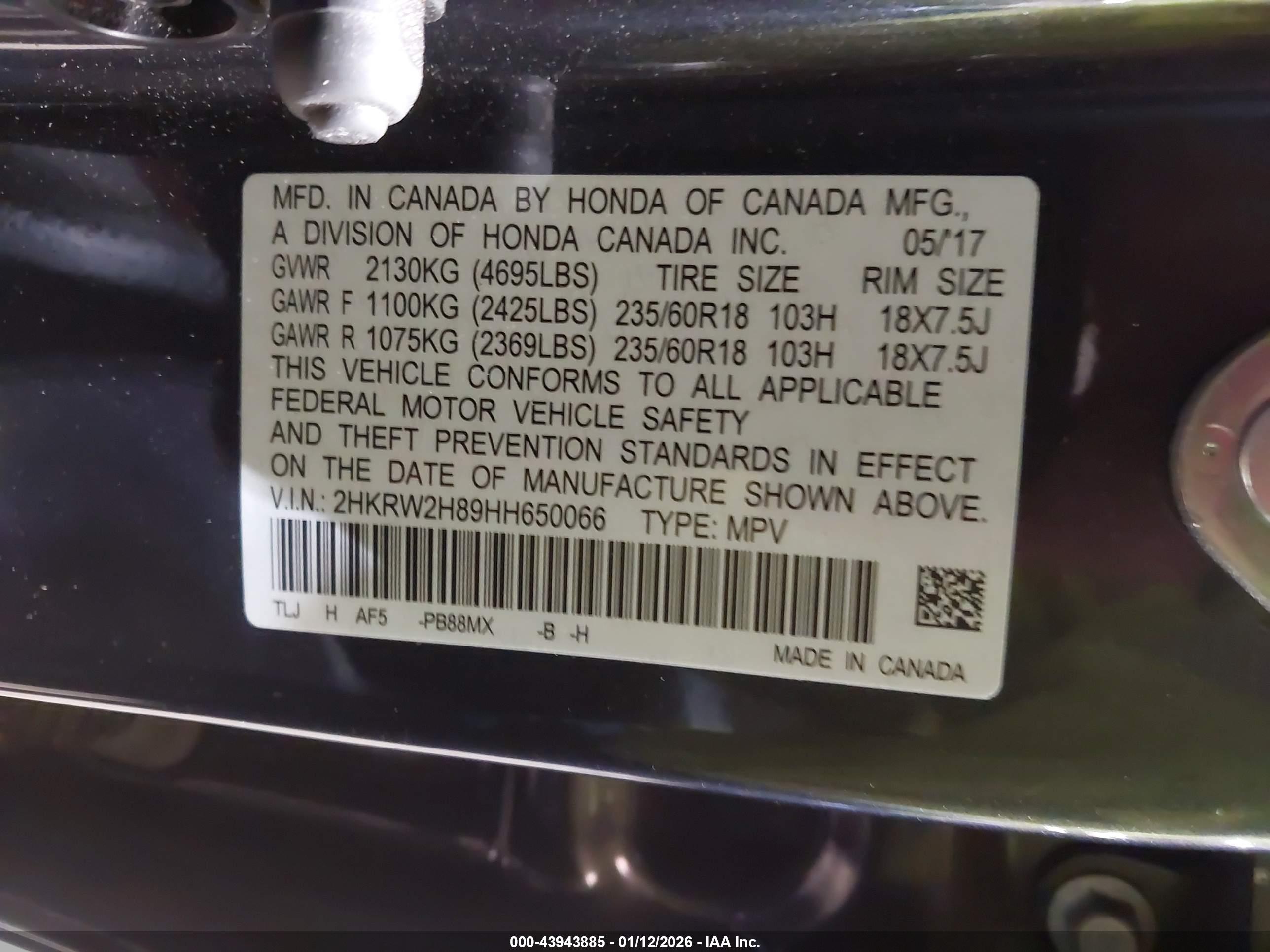 HONDA CR-V image 9