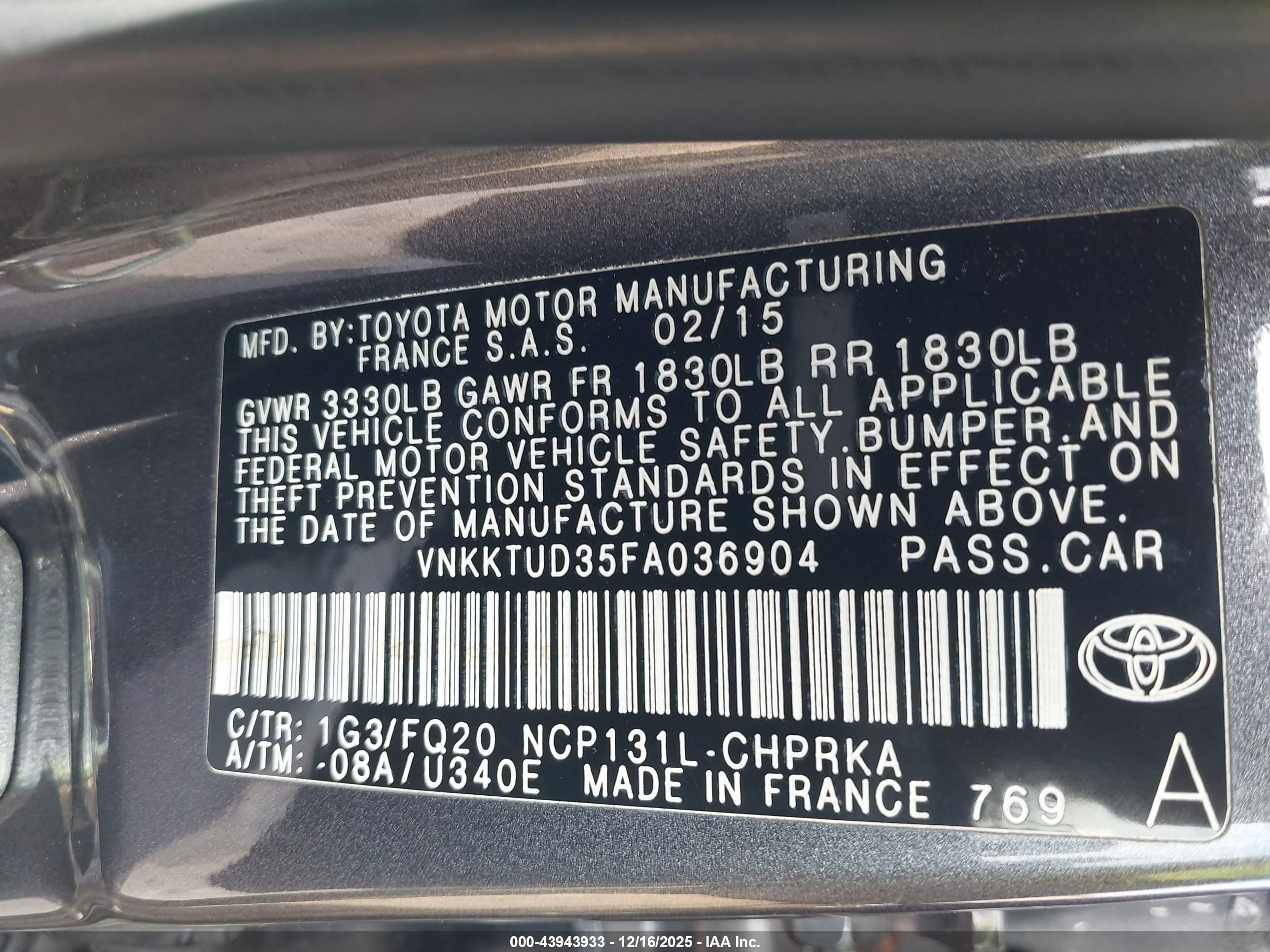 TOYOTA YARIS image 9