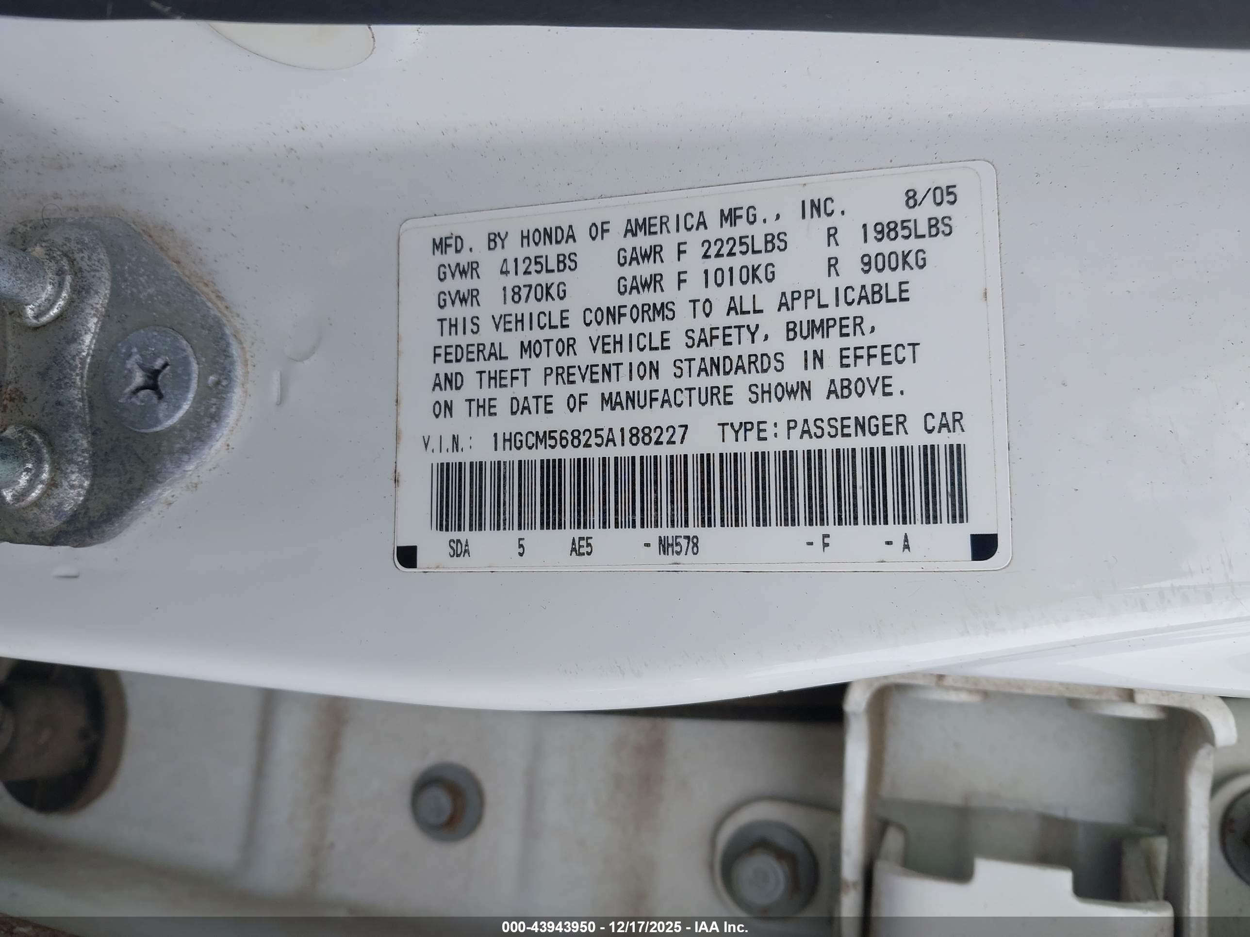 HONDA ACCORD image 9