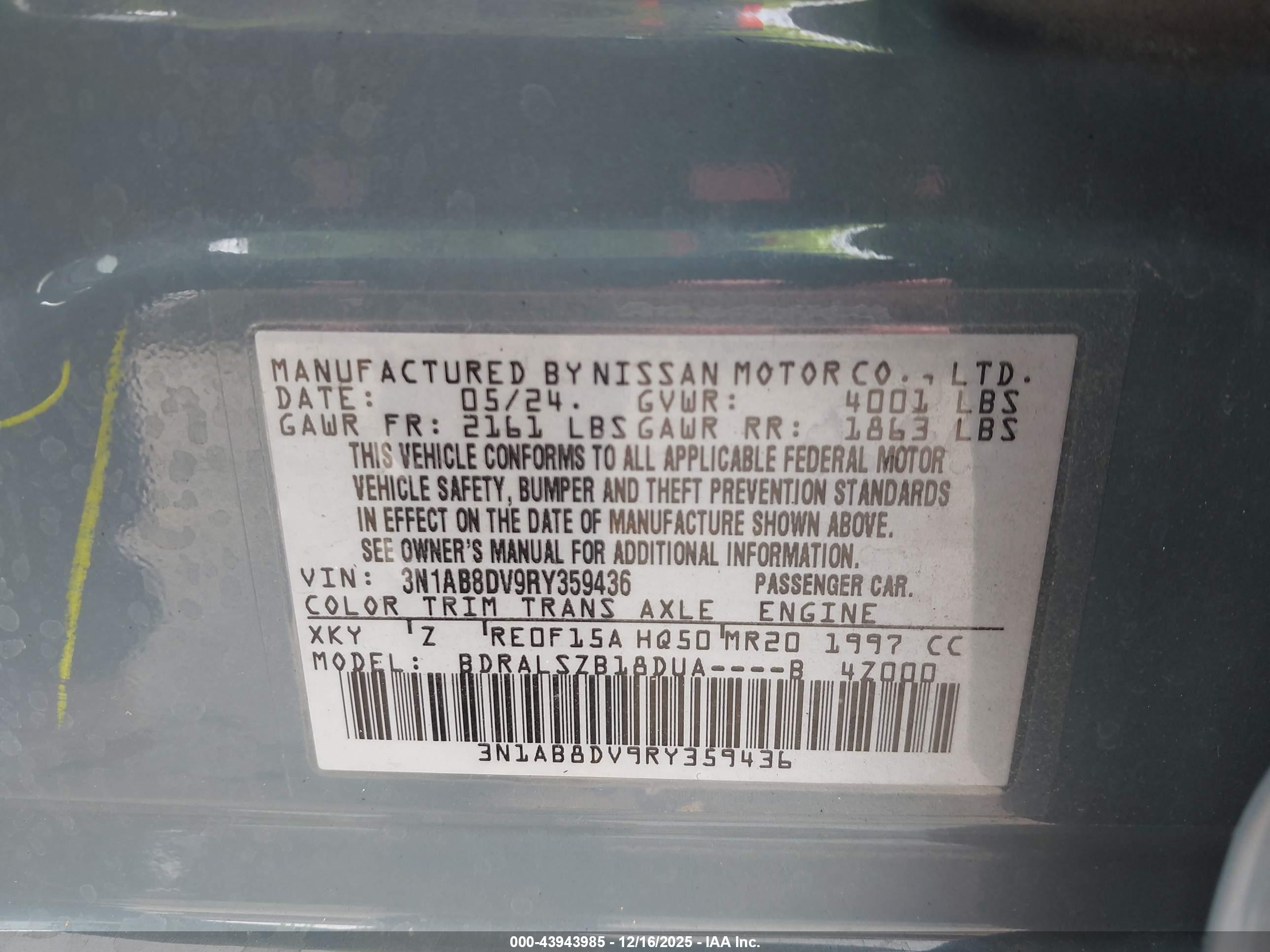 NISSAN SENTRA image 9