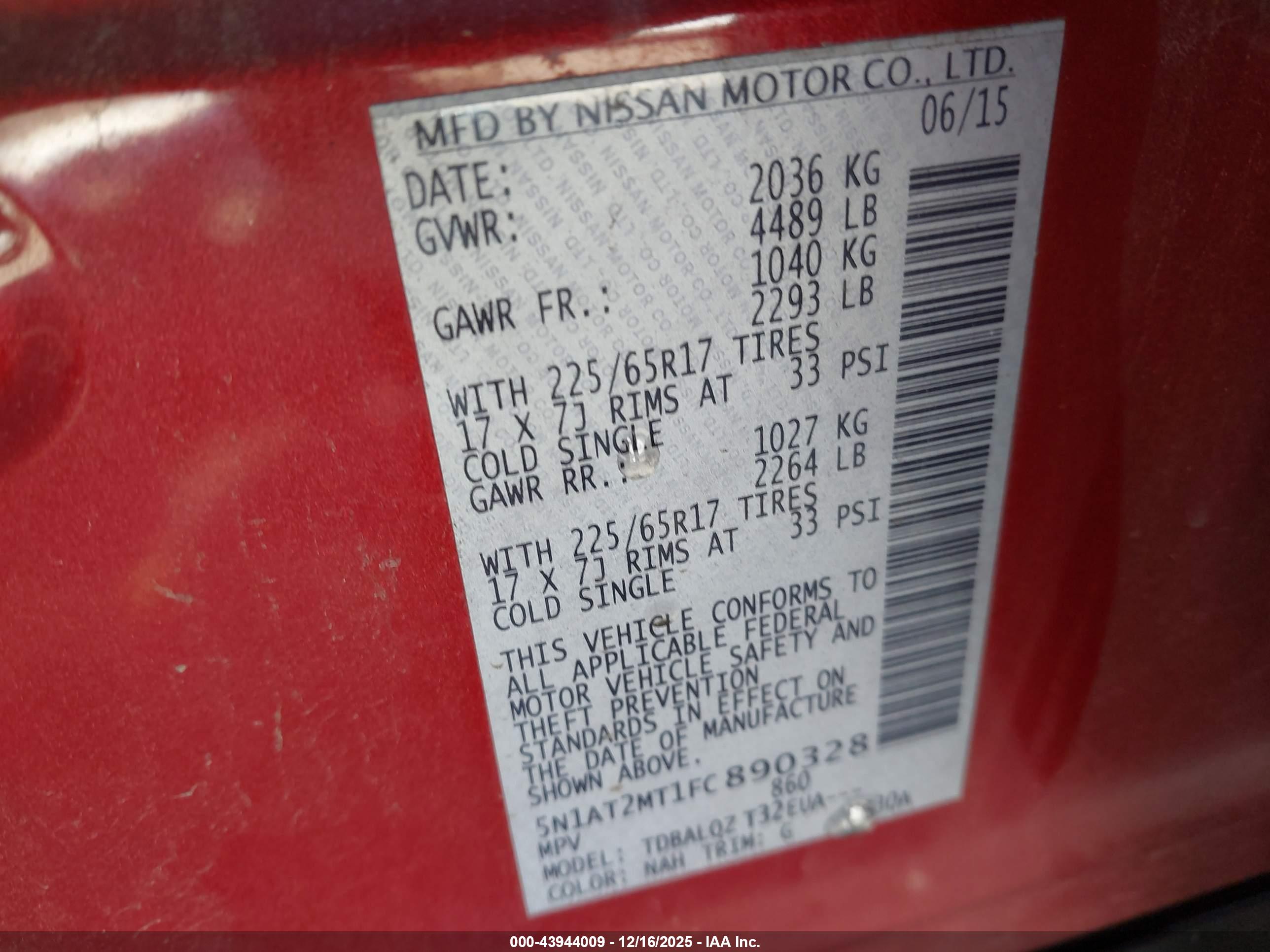 NISSAN ROGUE image 9