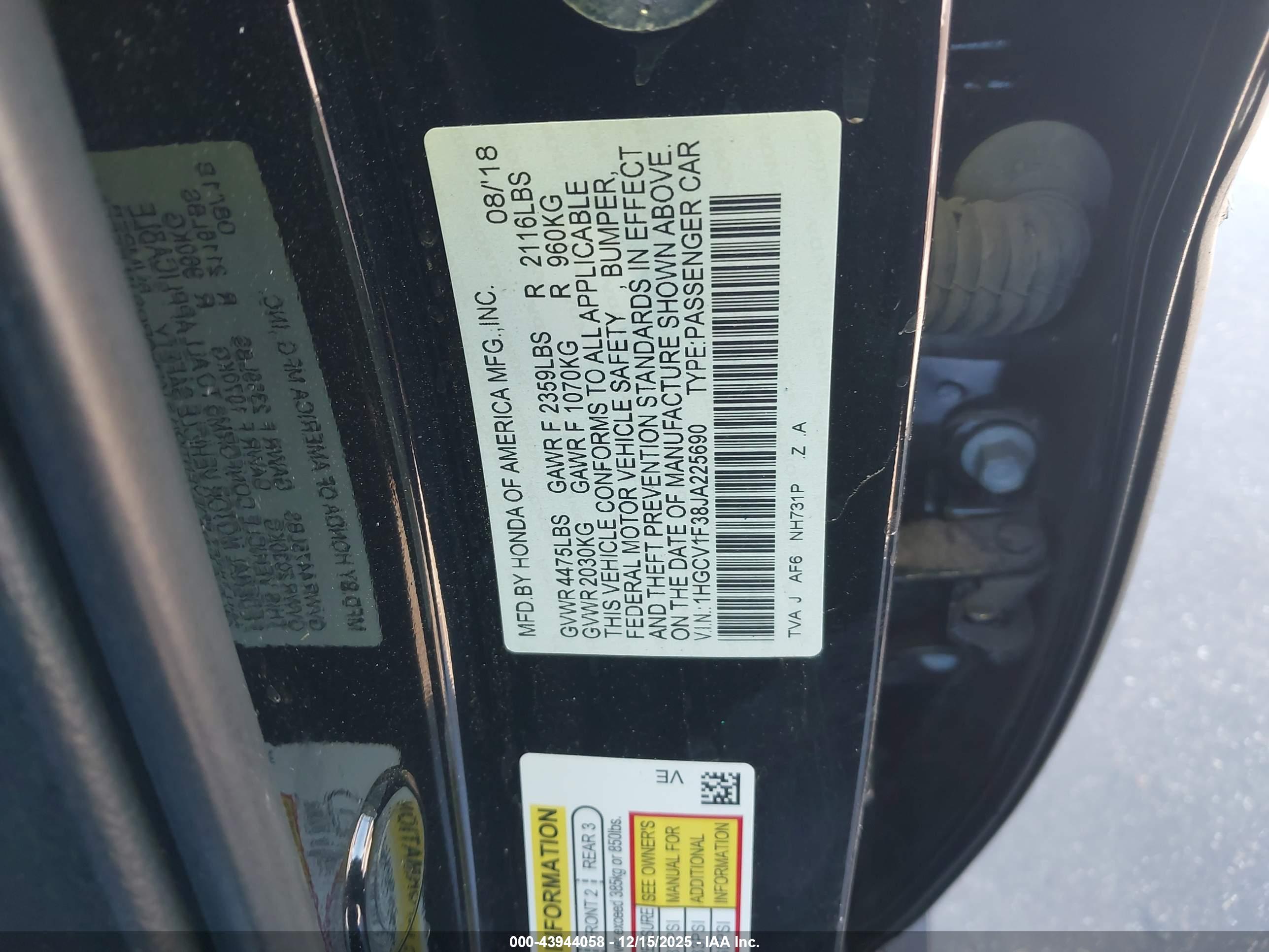 HONDA ACCORD image 9