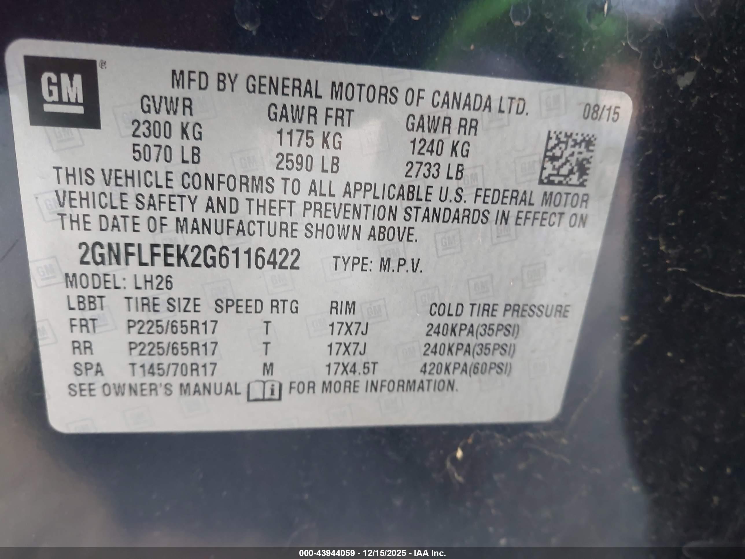 CHEVROLET EQUINOX image 9