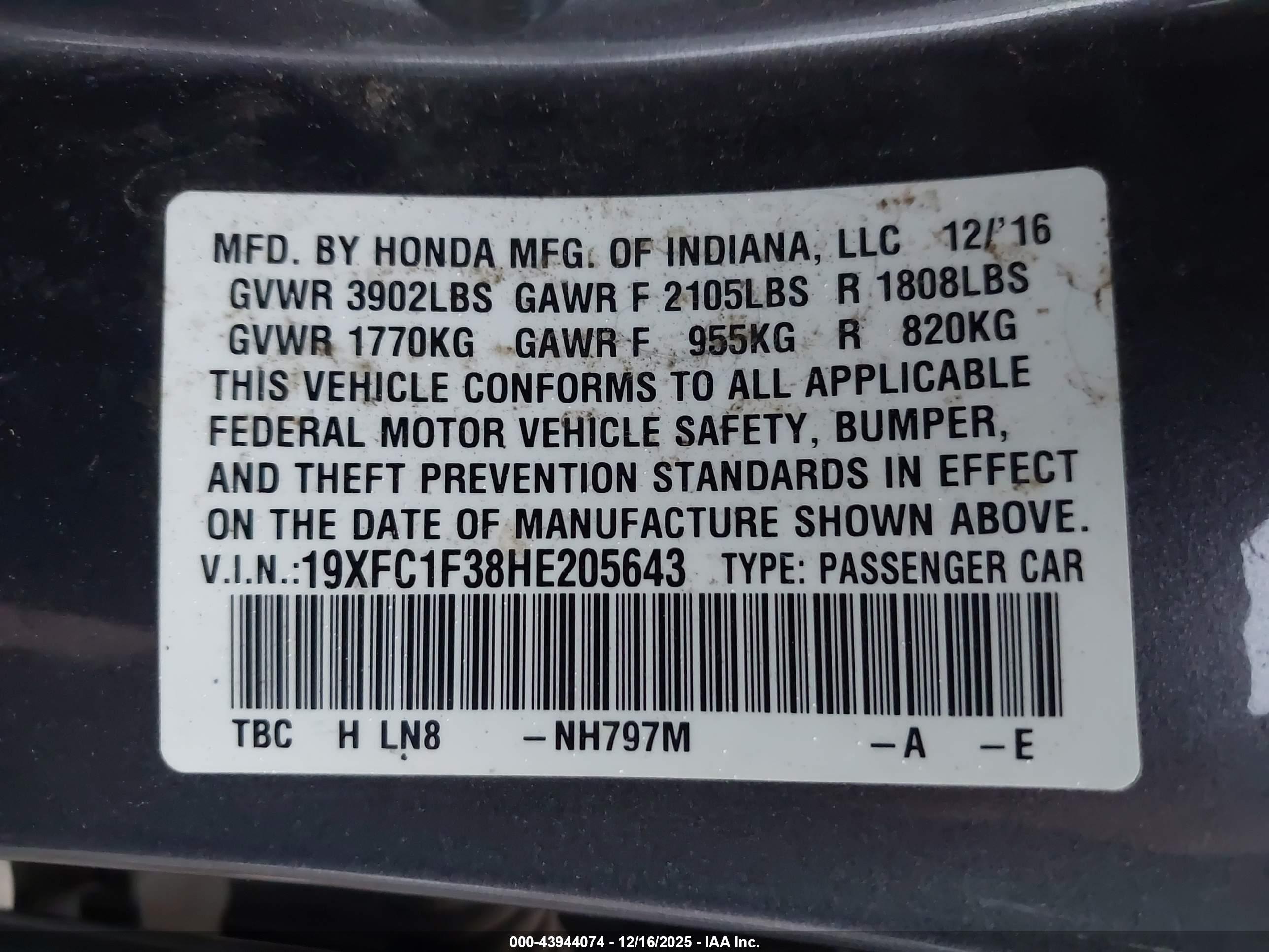 HONDA CIVIC image 9