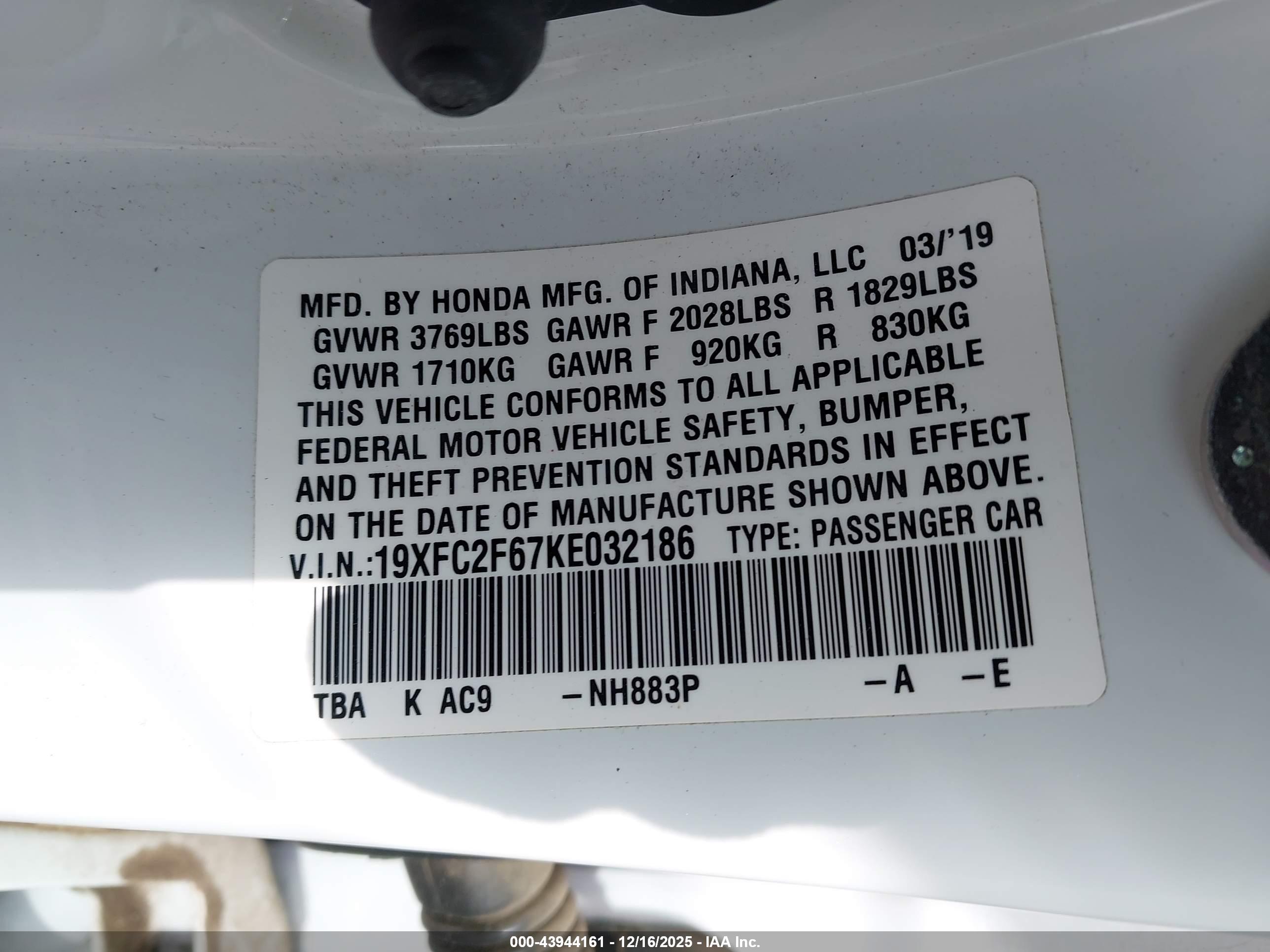 HONDA CIVIC image 9