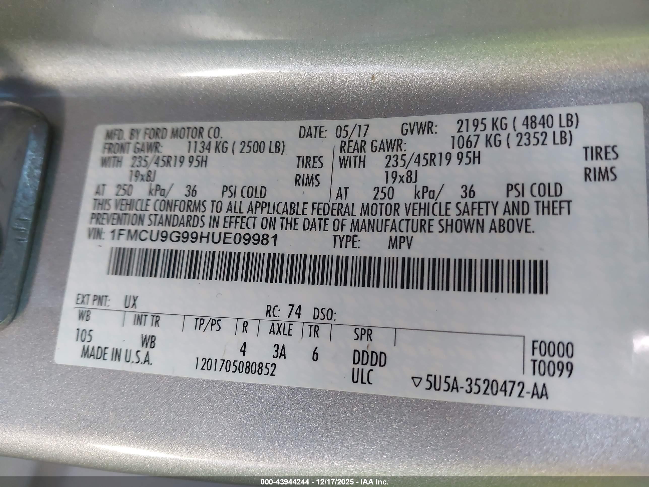 FORD ESCAPE image 9