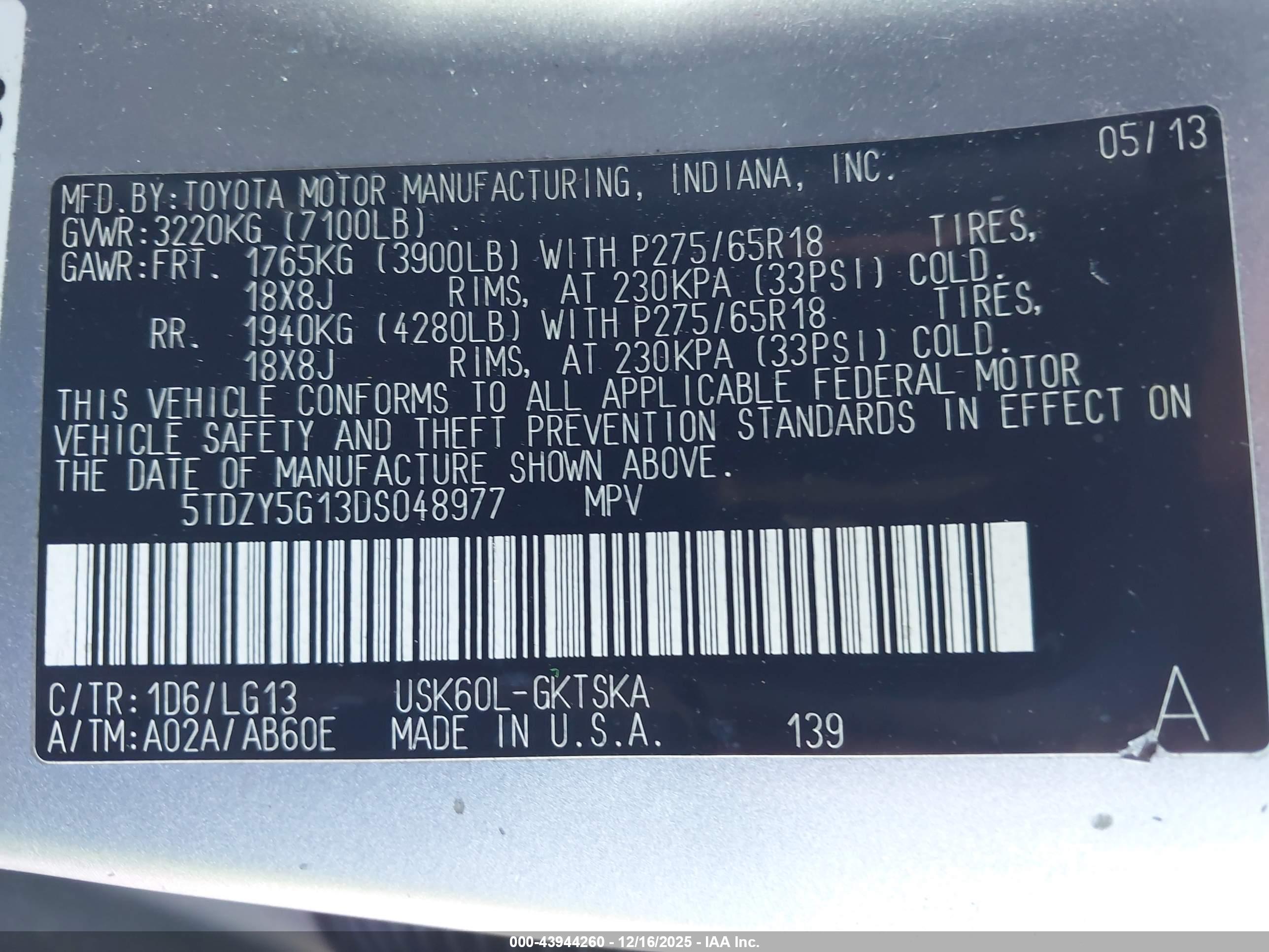 TOYOTA SEQUOIA image 9