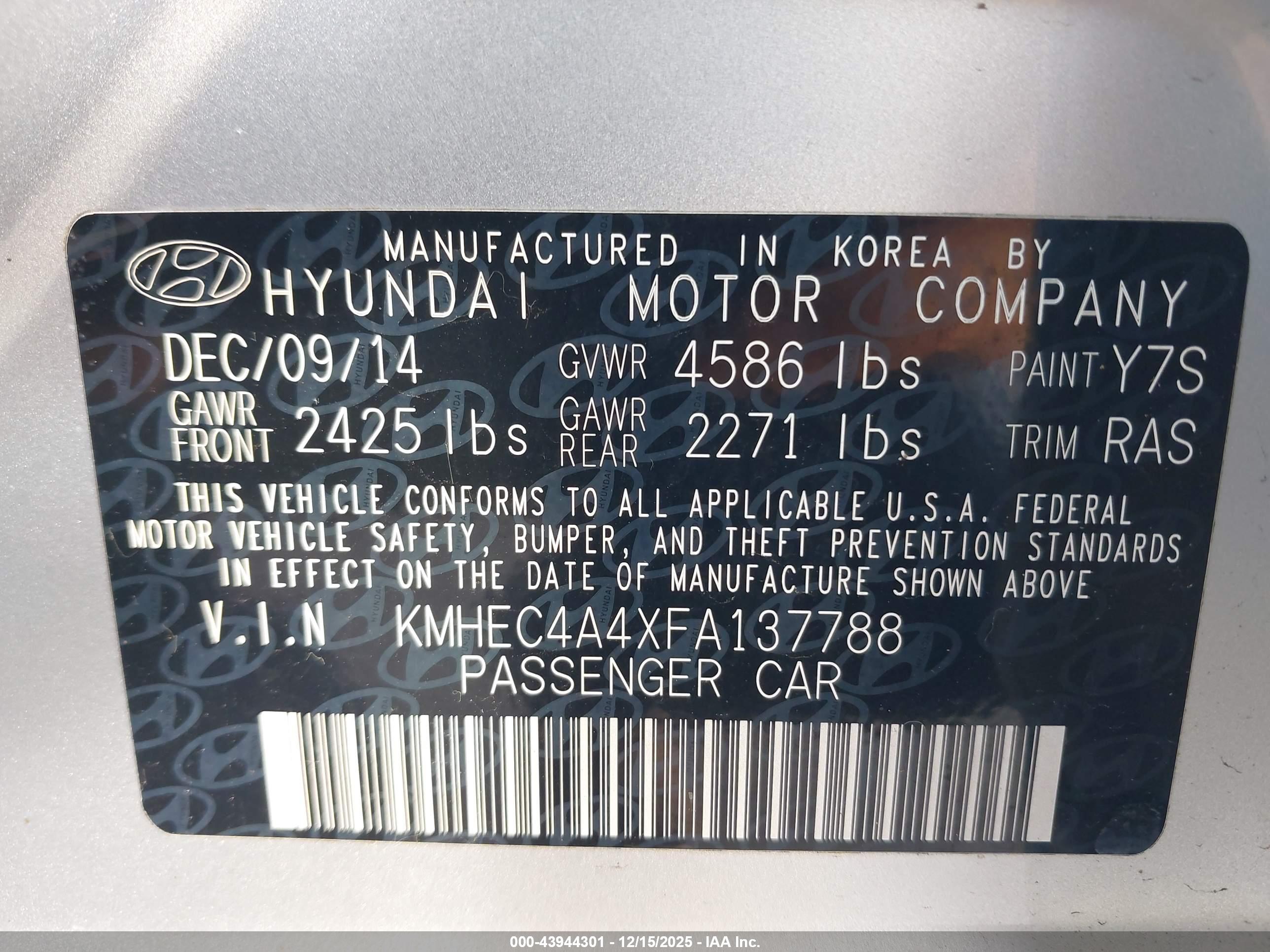 HYUNDAI SONATA image 9