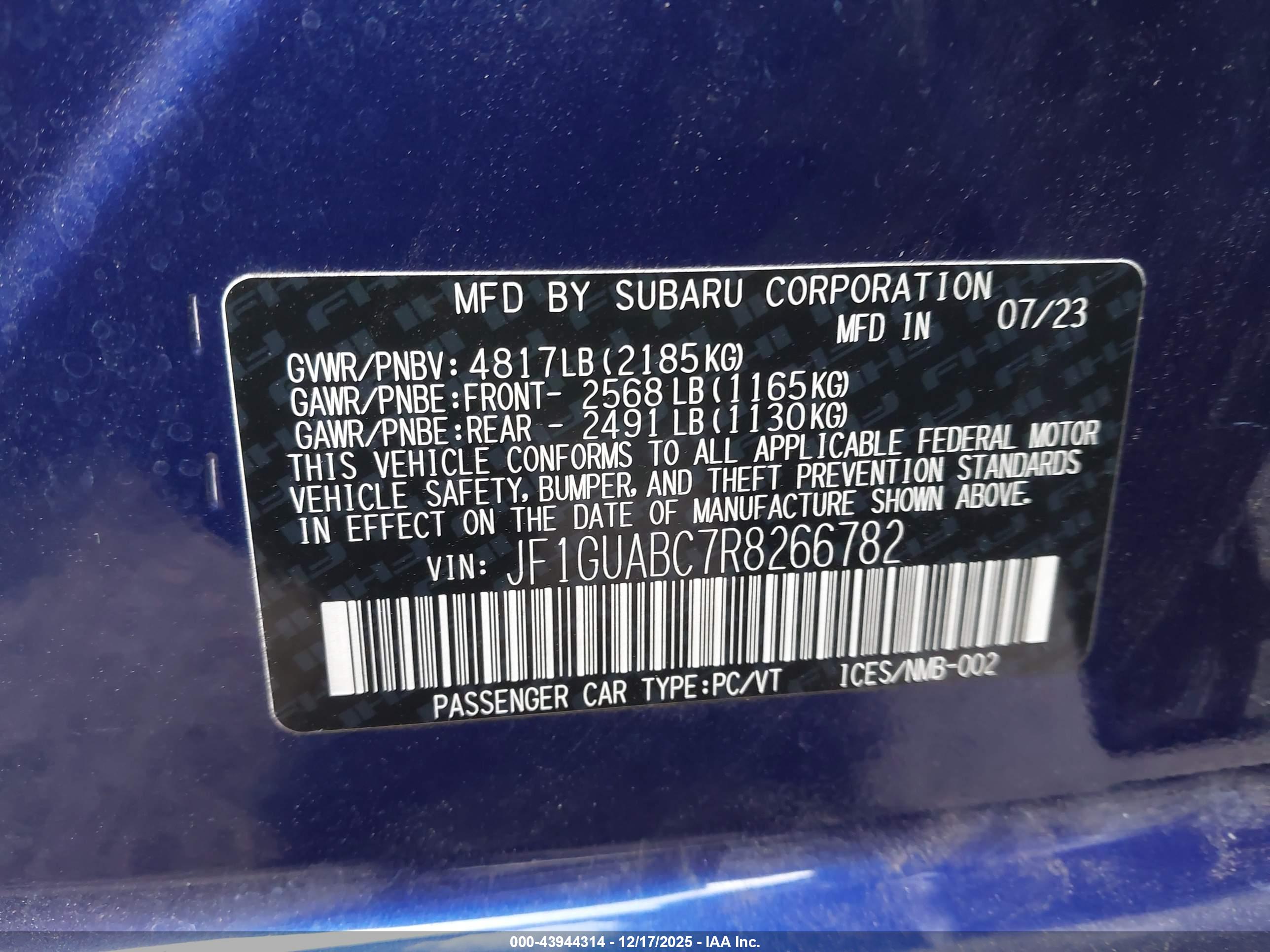SUBARU IMPREZA image 9