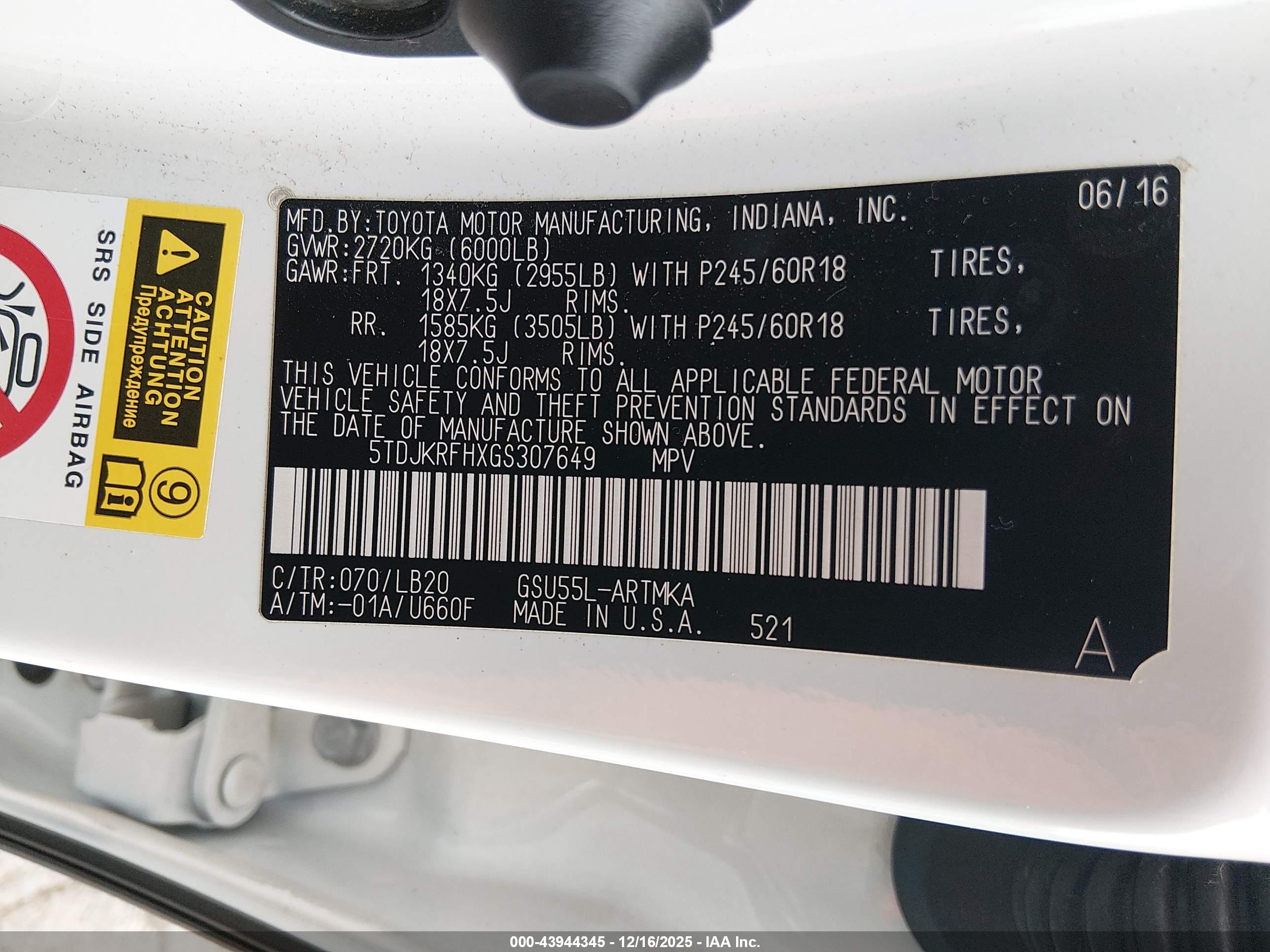 TOYOTA HIGHLANDER image 9