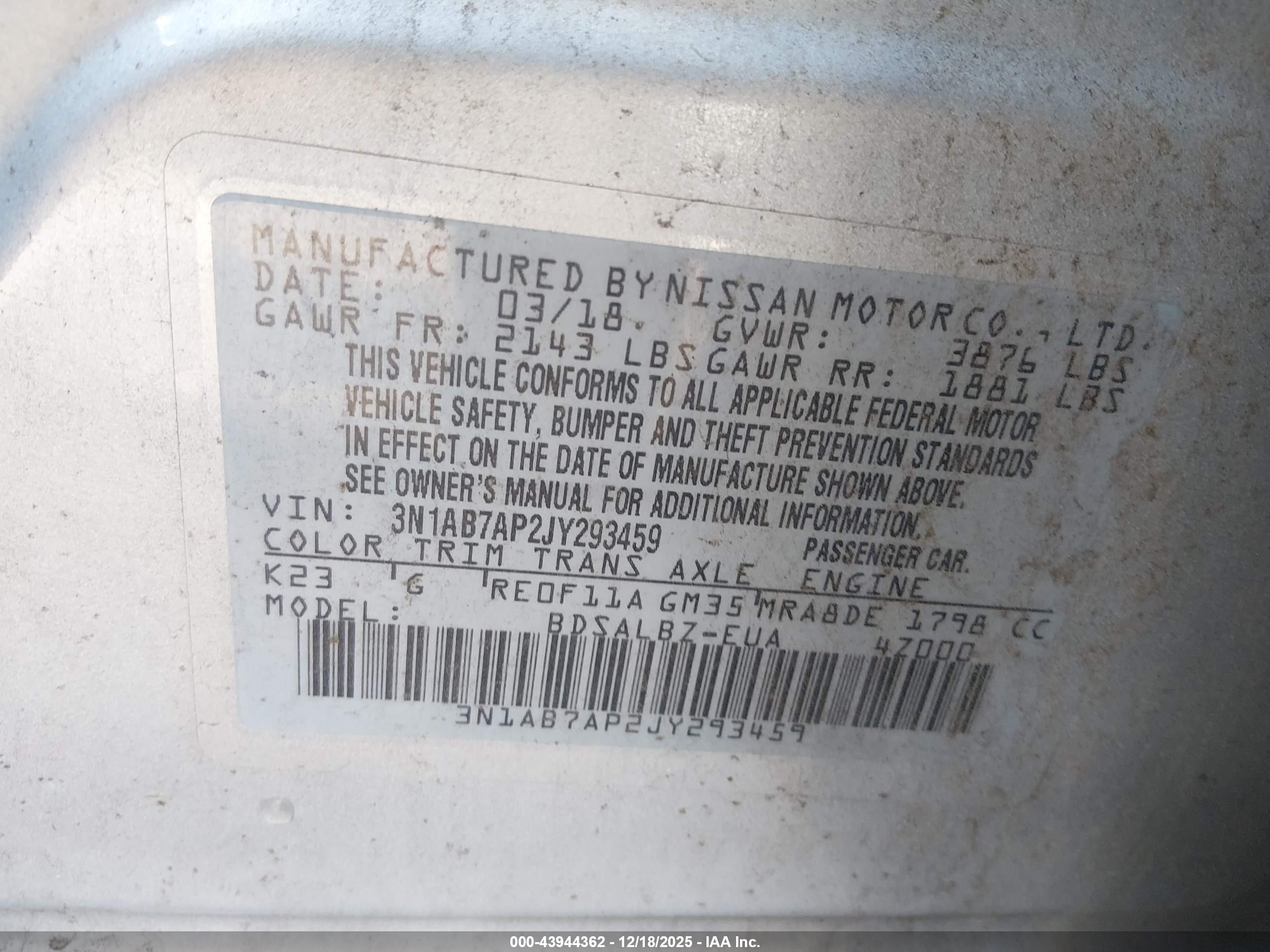 NISSAN SENTRA image 9