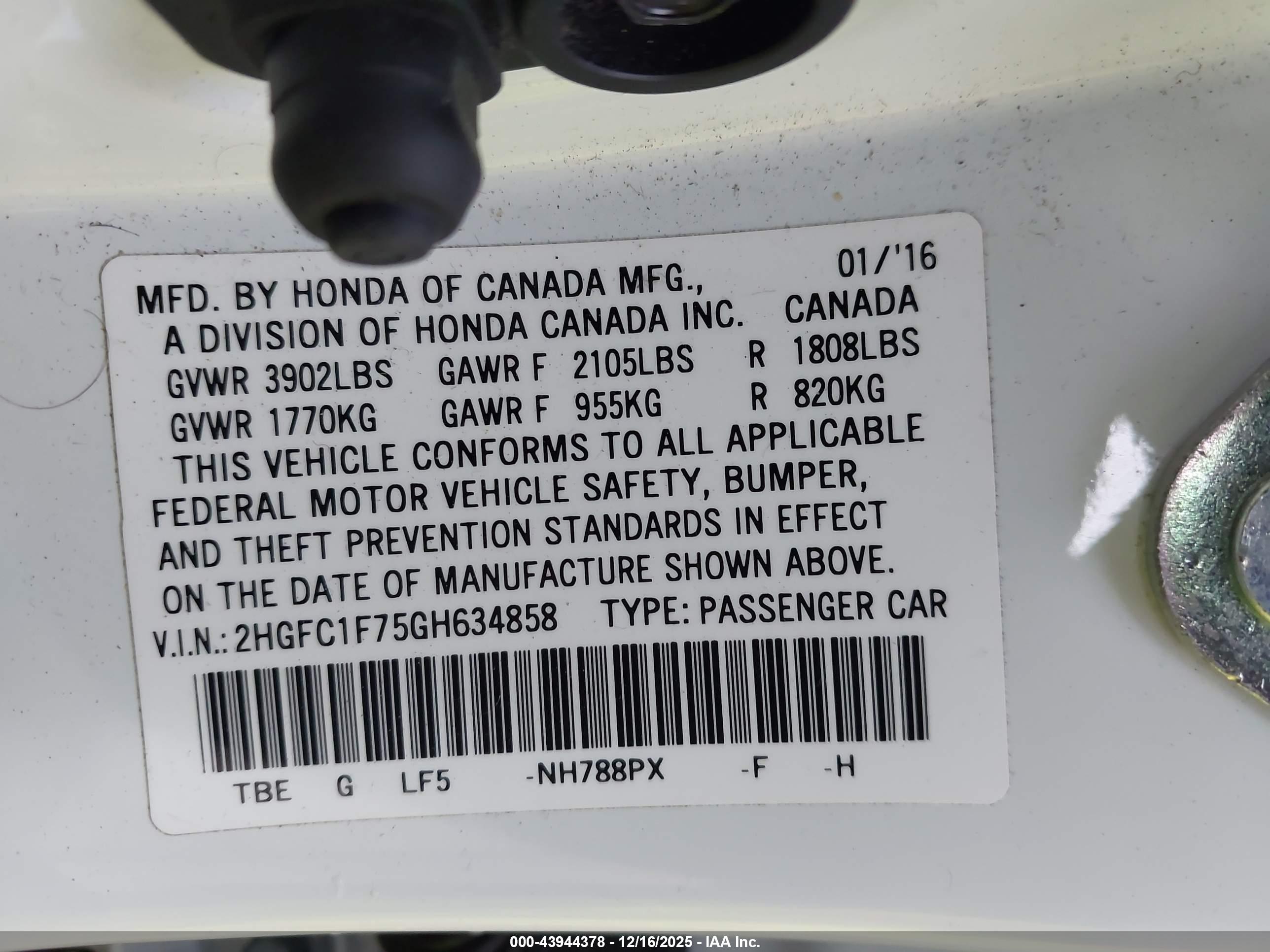 HONDA CIVIC image 9