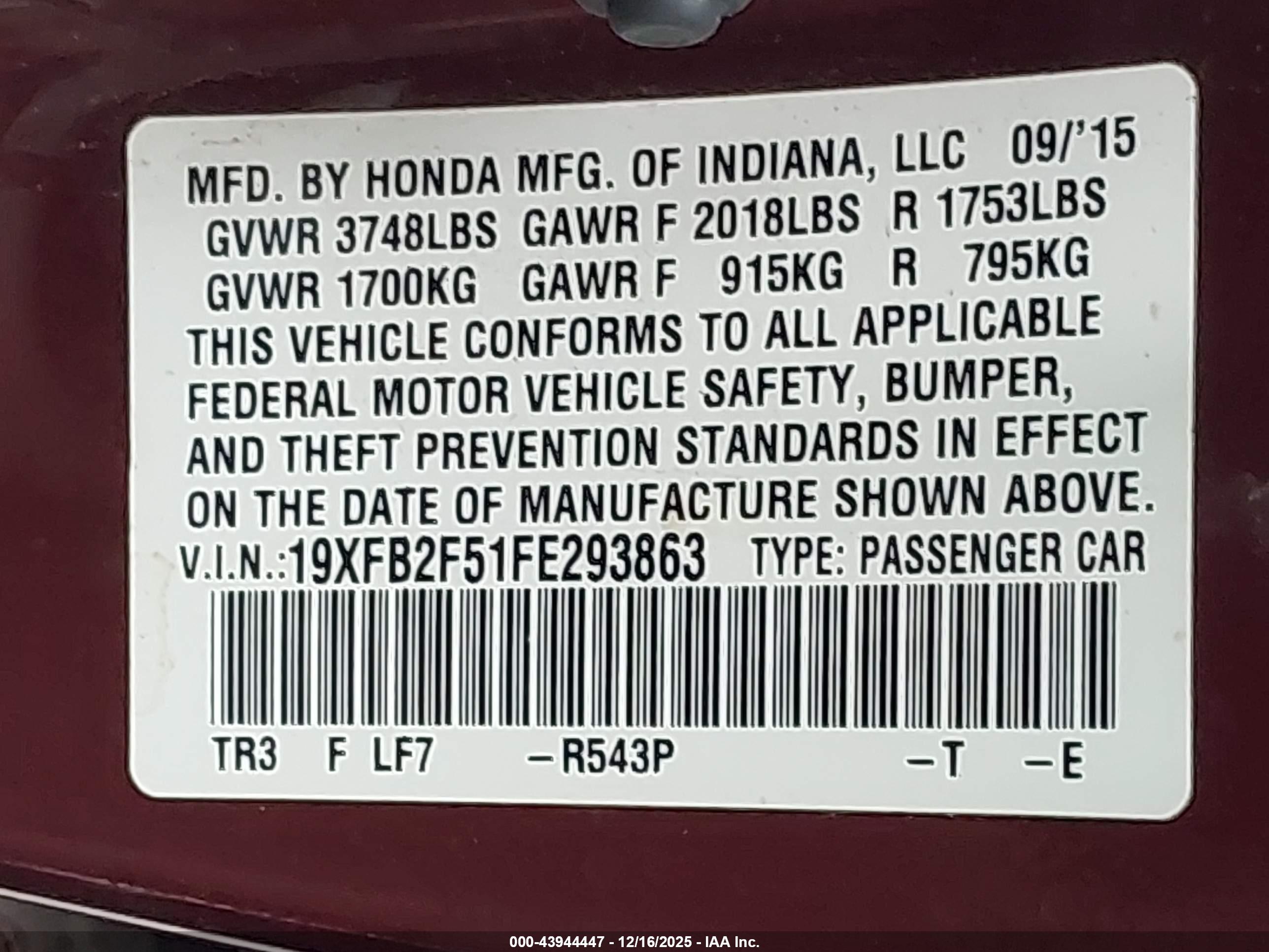 HONDA CIVIC image 9