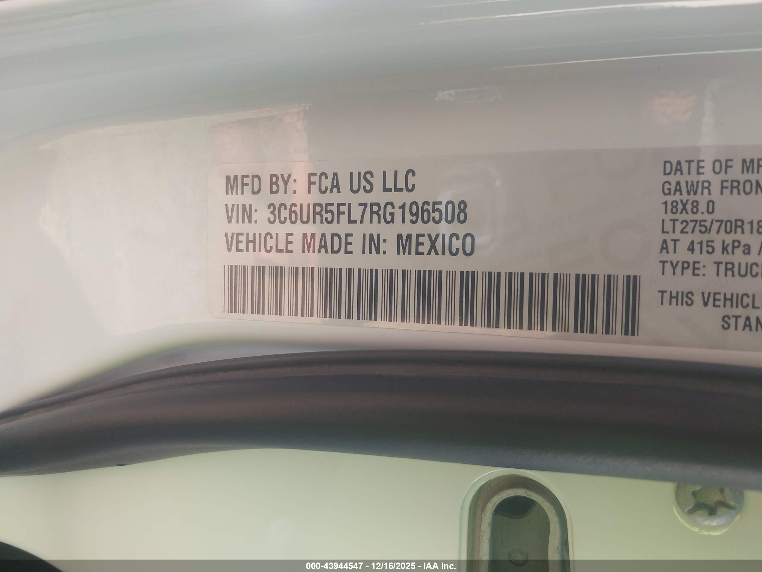 RAM 2500 image 9